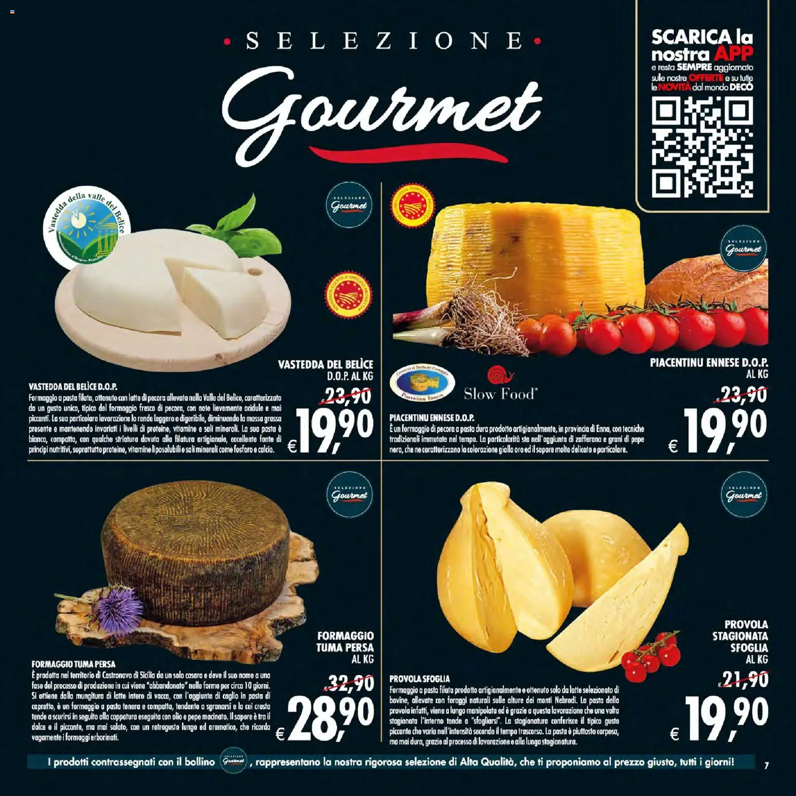 Volantino Decò del 21/08/2026 | Pagina: 7 | Prodotti: Latte, Formaggio, Pasta, Formaggio fresco
