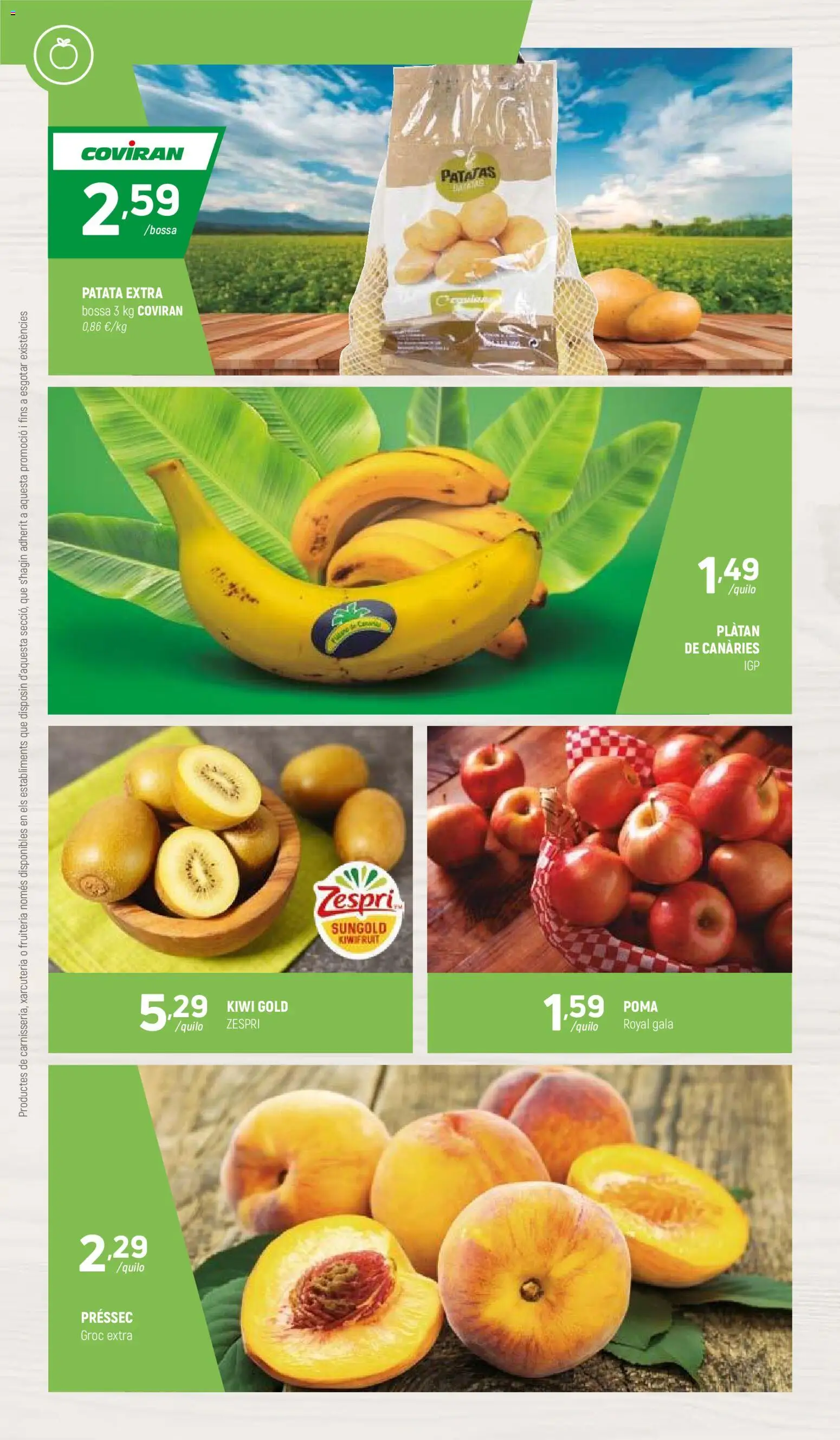 Coviran Ofertas │ válido desde el 08/09/2026 | Página: 2 | Productos: Kiwi, Patatas