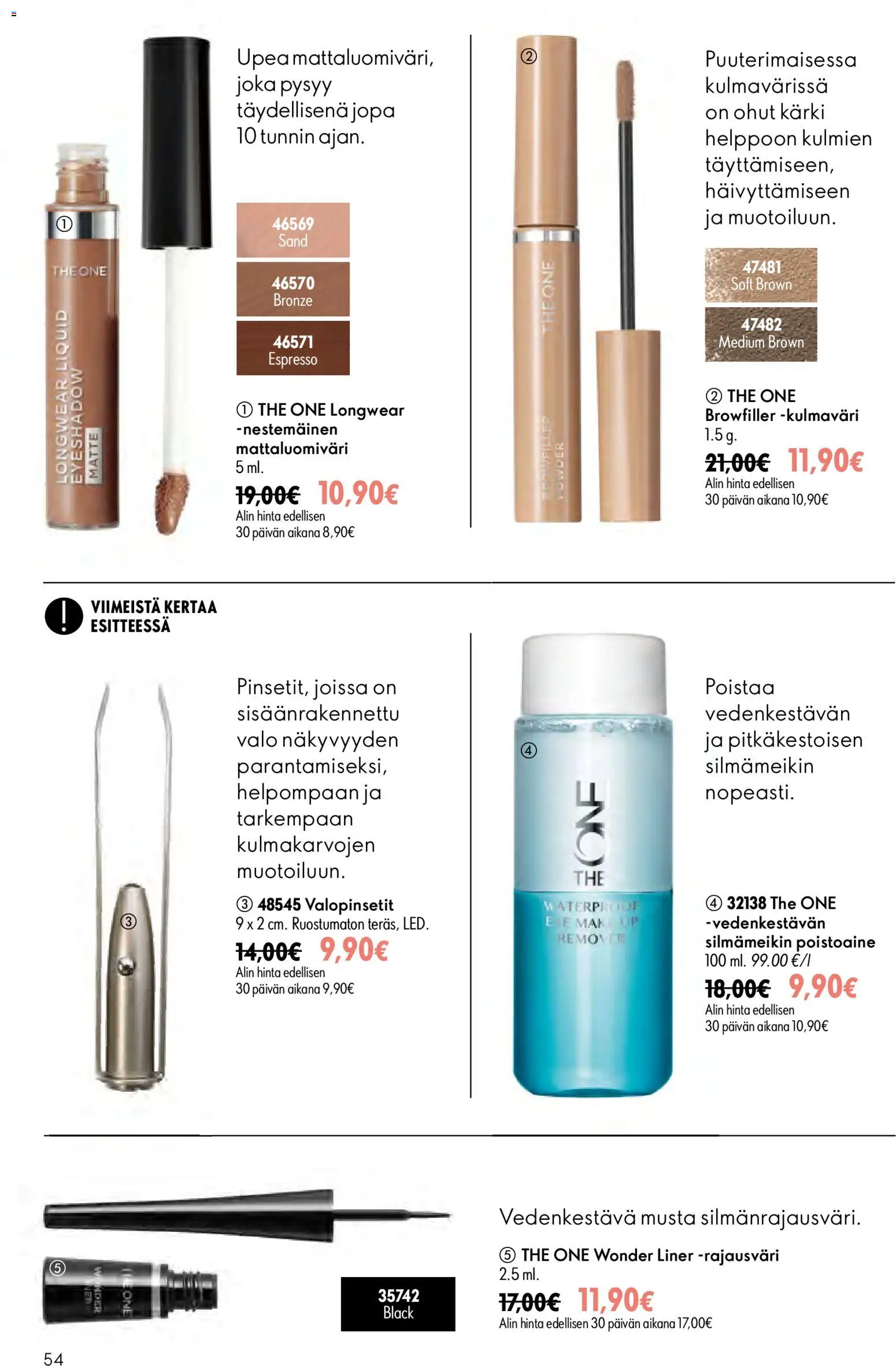 Oriflame - Esite 09 – voimassa 24/06/2026 alkaen | Sivu: 54 | Tuotteet: Kulmaväri