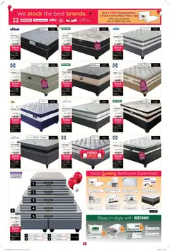 Bradlows specials catalogue – valid from 18/06/2026 | Page: 9 | Products: Mattress, Pillow, Stock