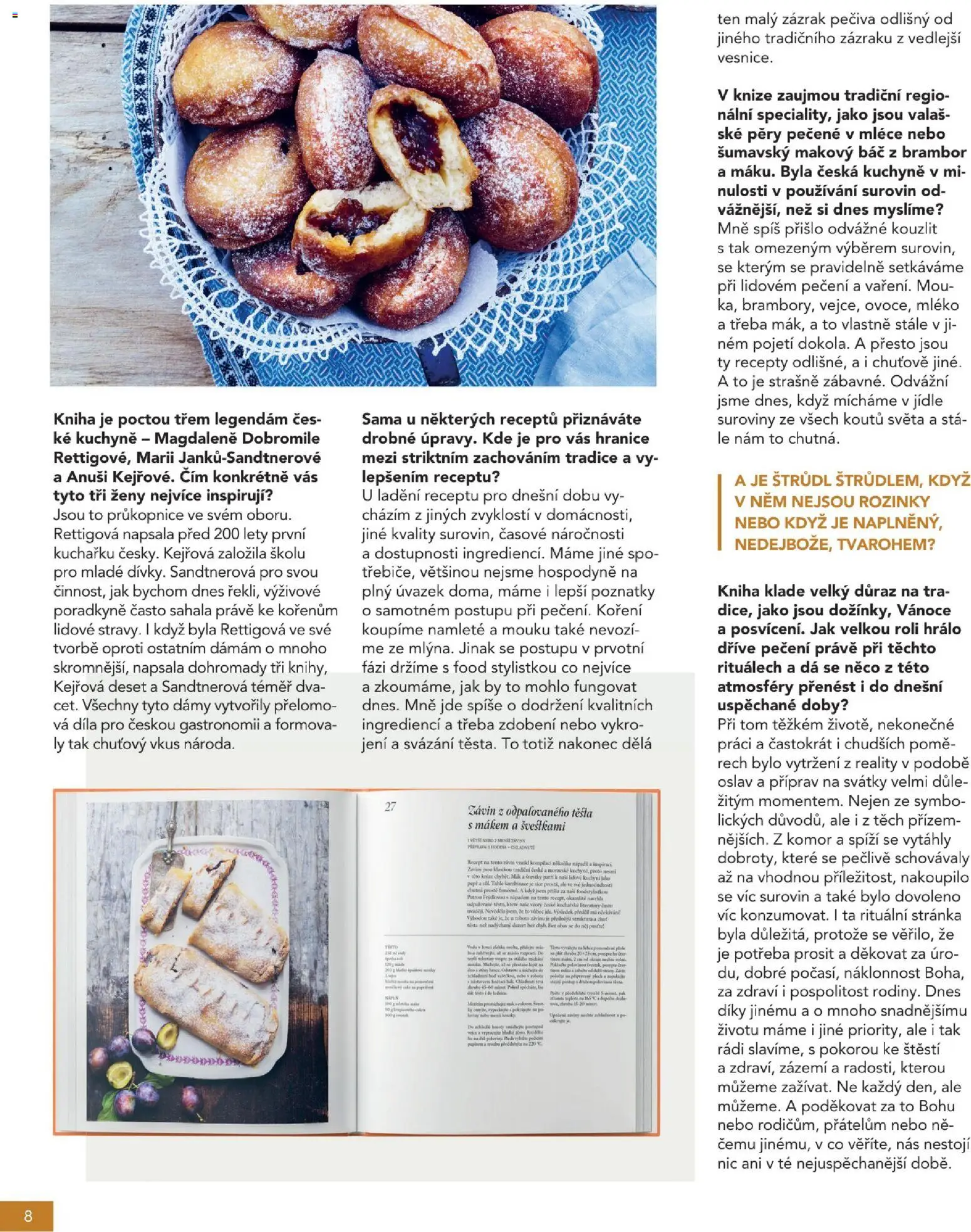 Knižní klub magazín od 01.10.2026 | Strana: 8 | Produkty: Kniha, Švestky, Koření, Kuchyně