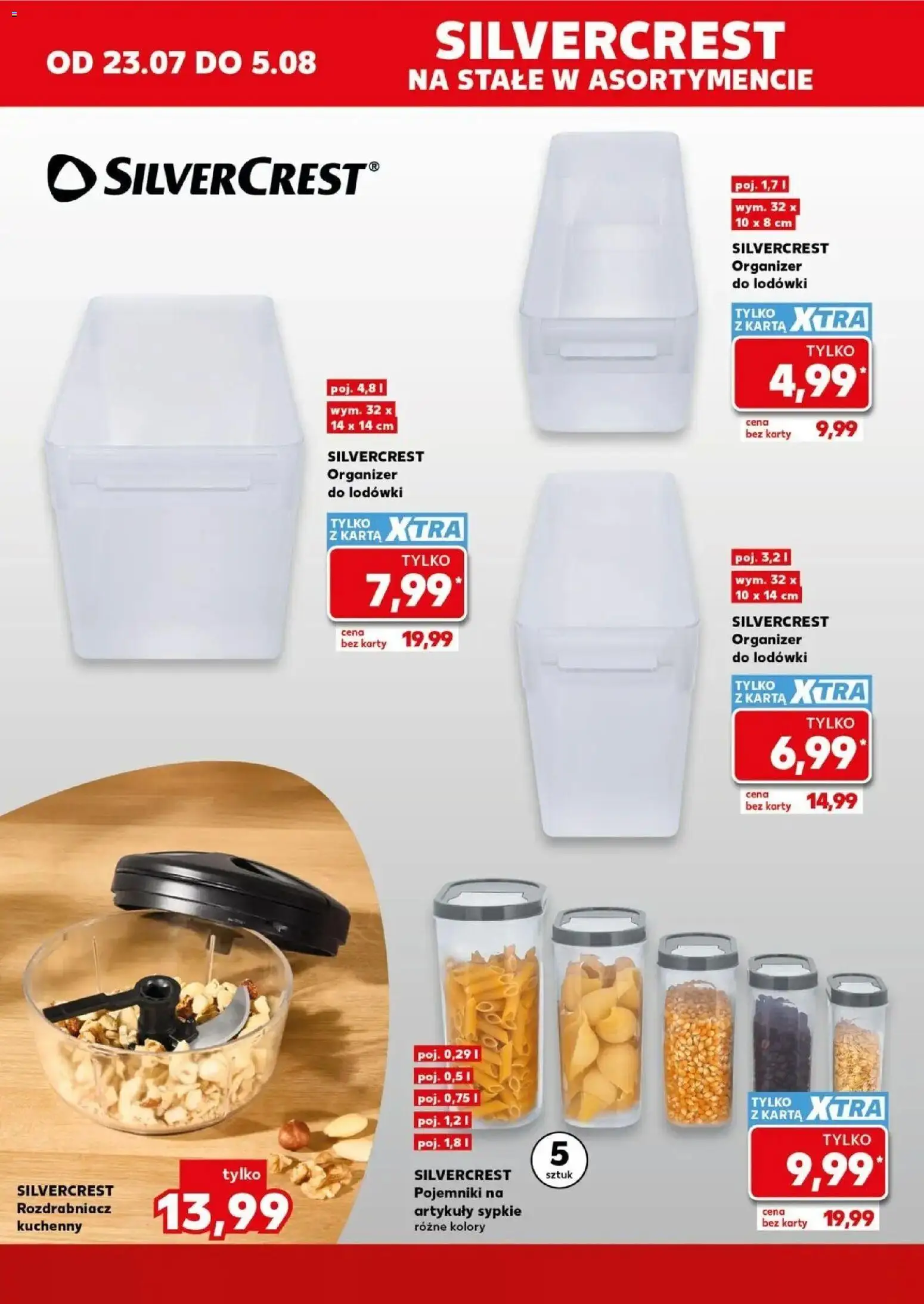 Kaufland gazetka - Złap Okazje od 23.07.2026 | Strona: 4 | Produkty: Karta, Lodówki
