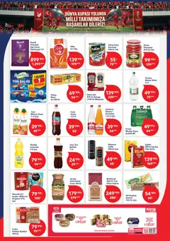 10.06.2026 tarihinden itibaren geçerli olan Kim Market kataloğu önizlemesi | Sayfa: 3 | Ürünler: Domates, Ton balığı, Mısır, Maden suyu