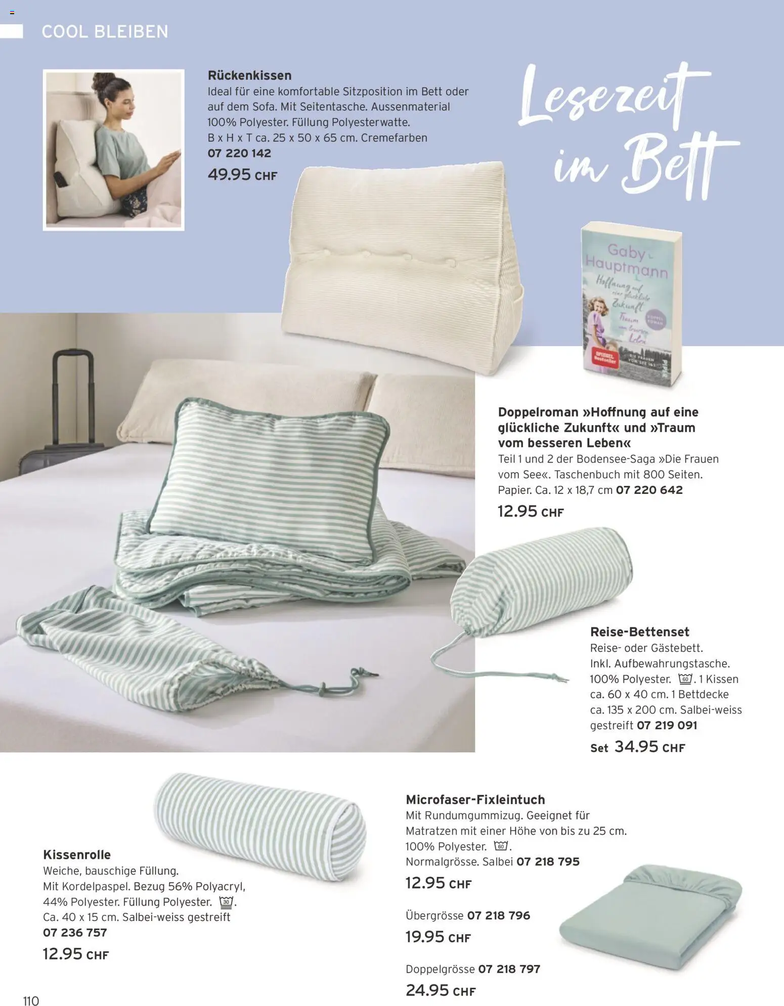 Tchibo aktionen – gültig ab 01.07.2026 | Seite: 110 | Produkte: Kissen, Bettdecke, Bett