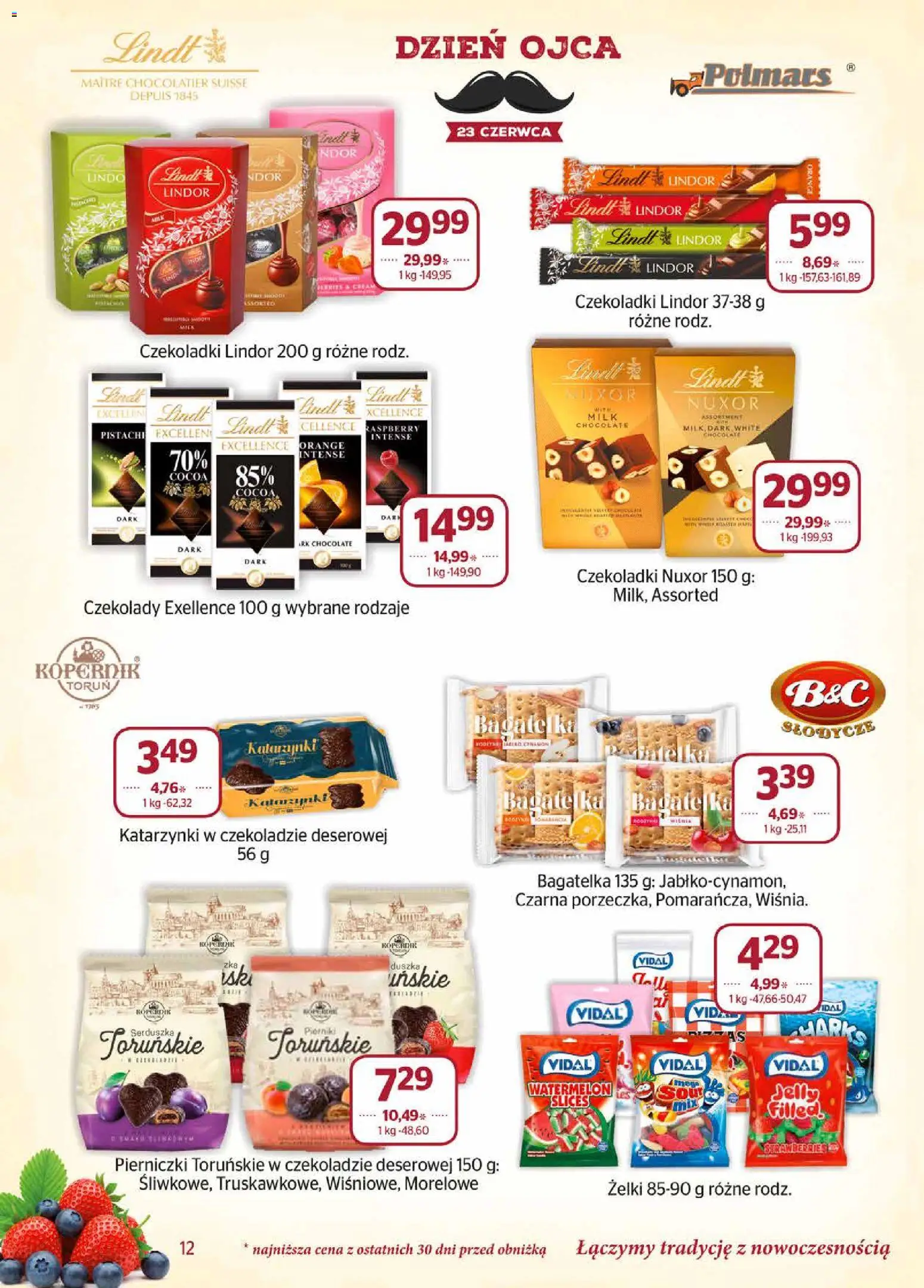 Społem gazetka od 01.06.2026 | Strona: 12 | Produkty: Czekolady, Słodycze, Czekoladki, Żelki