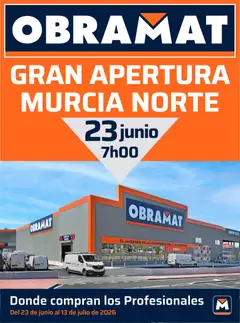 Vista previa Obramat folleto válido desde el 23.06.2026