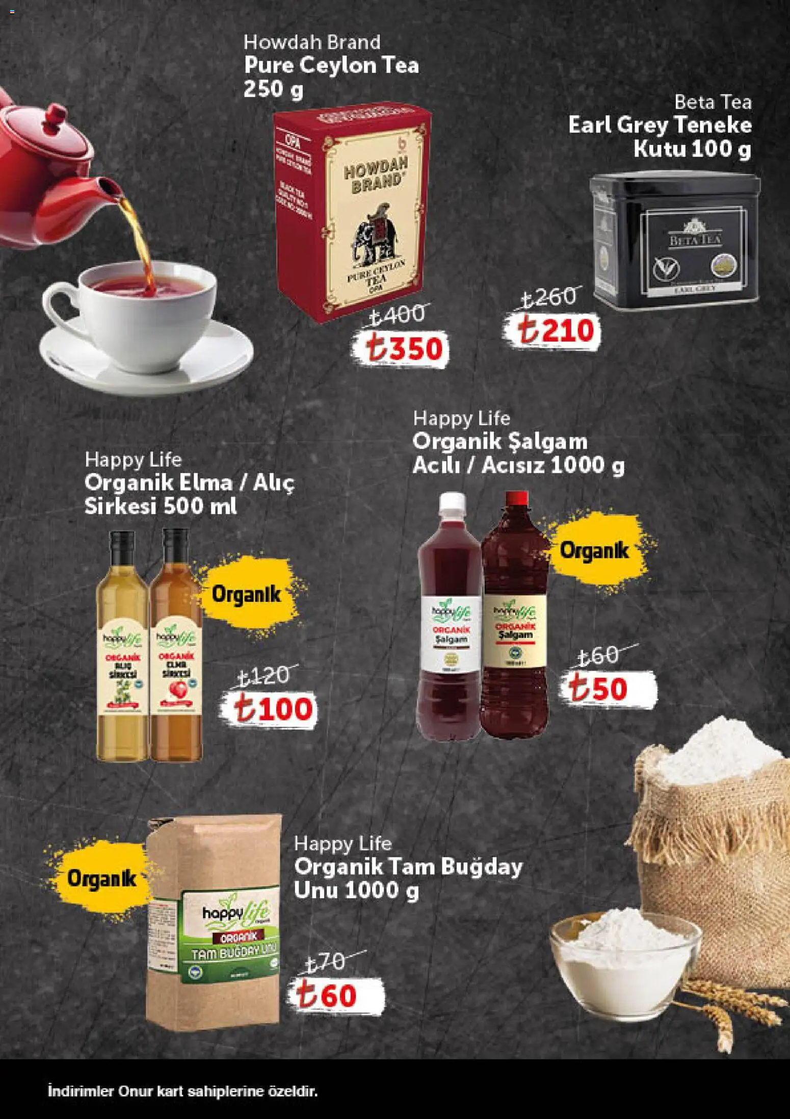 Onur Market - Katalog Gurme - 30 Haziran 2026 tarihinden itibaren geçerlidir | Sayfa: 10 | Ürünler: Kutu, Şalgam, Alıç, Elma