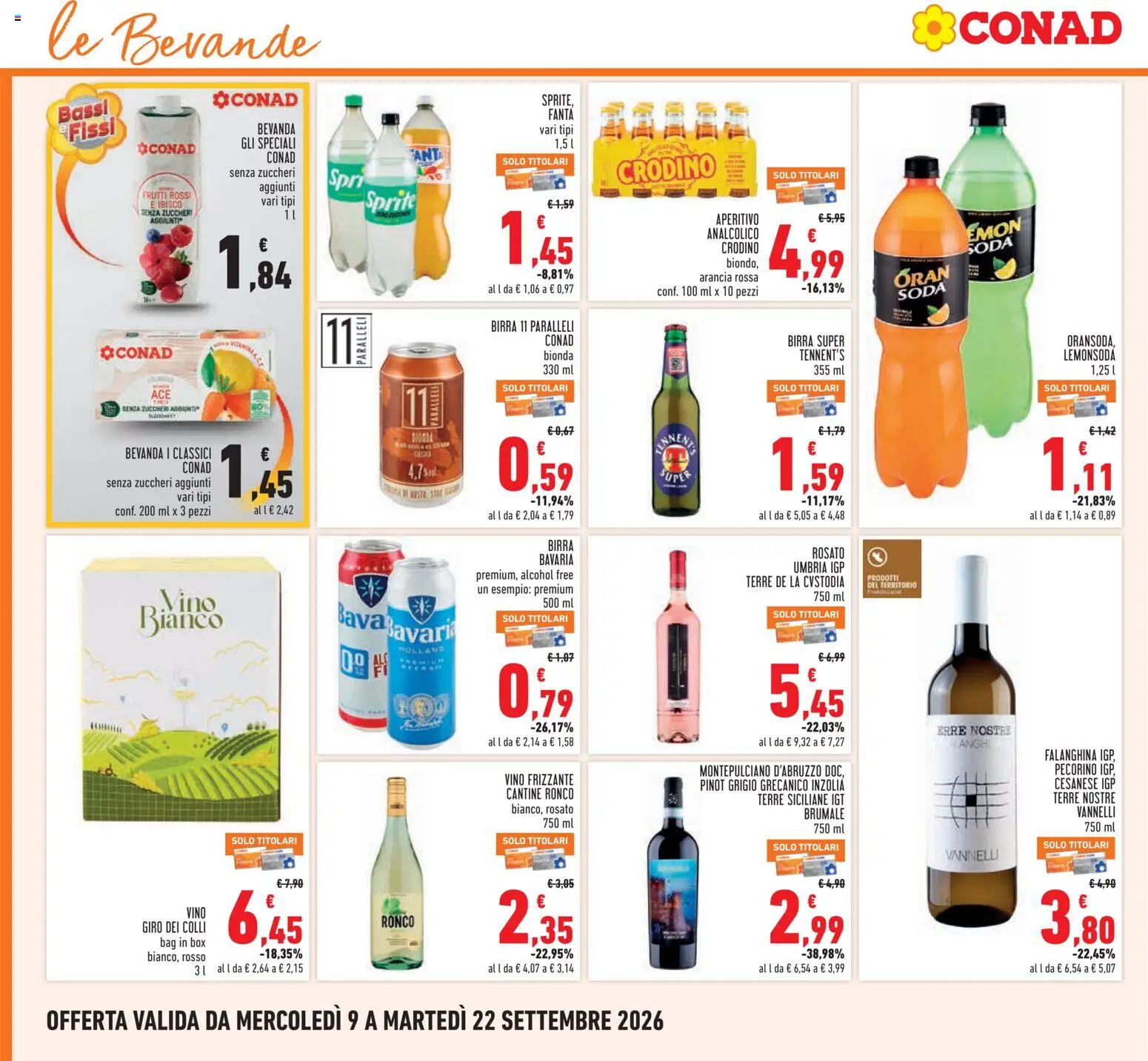 Volantino Conad del 09/09/2026 | Pagina: 18