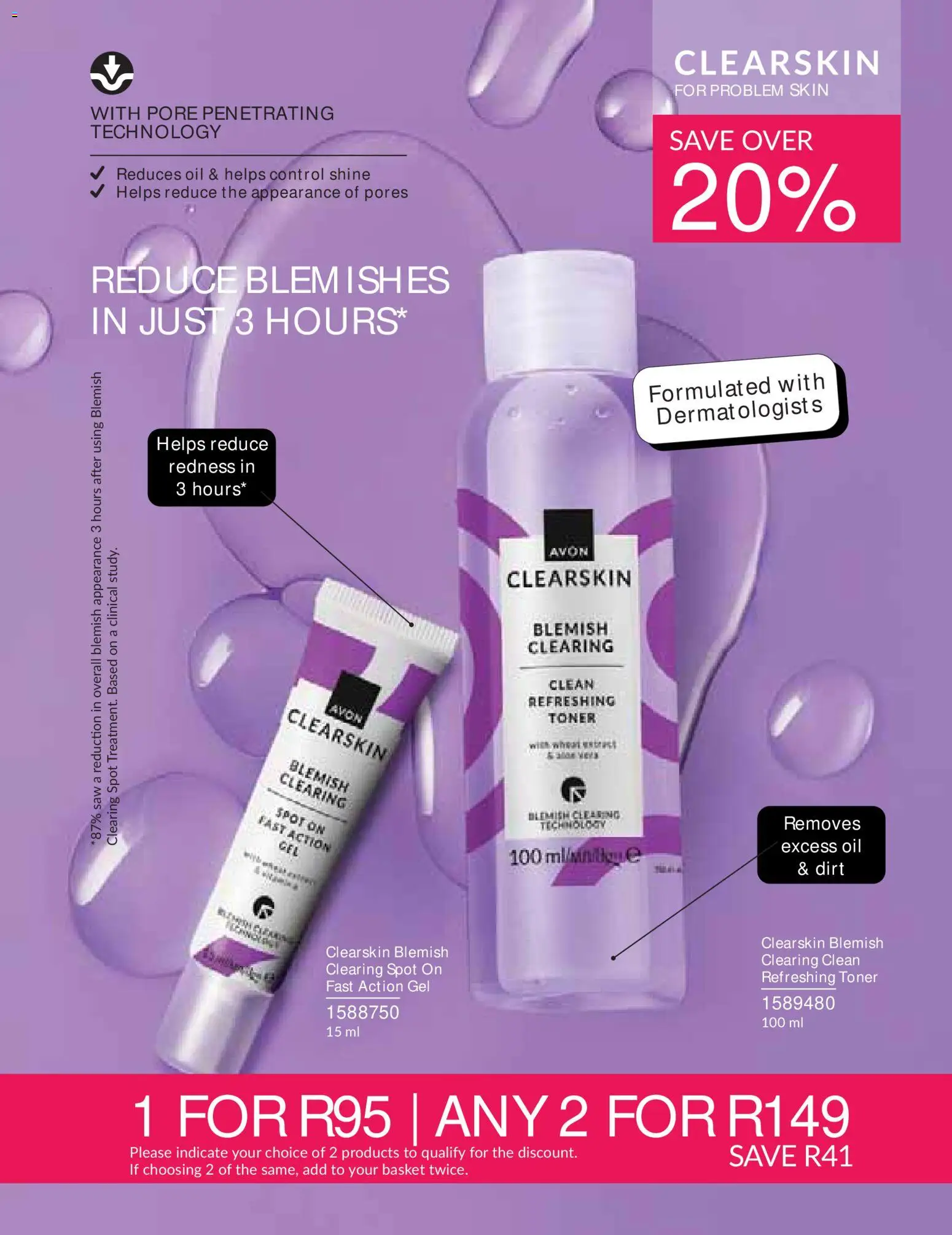 New Avon catalogue – valid from 01/10/2026 | Page: 105 | Products: Toner, Basket, Oil