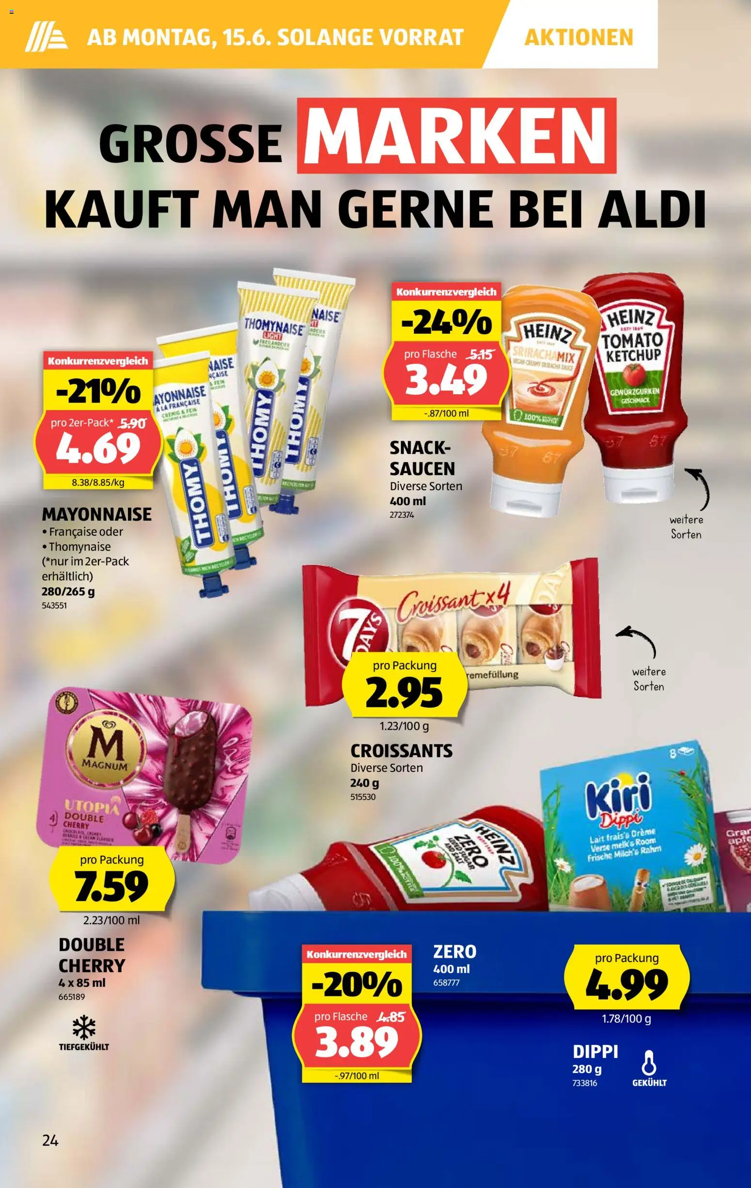 Aldi aktionen – gültig ab 11.06.2026 | Seite: 28 | Produkte: En Kommode, Ketchup, Mayonnaise