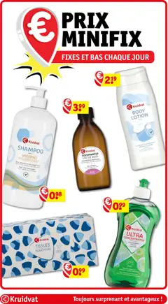 Kruidvat folder semaine 38 - Voorbeeld van een folder van Kruidvat, geldig van 14/09/2026 | Pagina: 54 | Producten: Afwasmiddel, La, Tissues, Shampoo