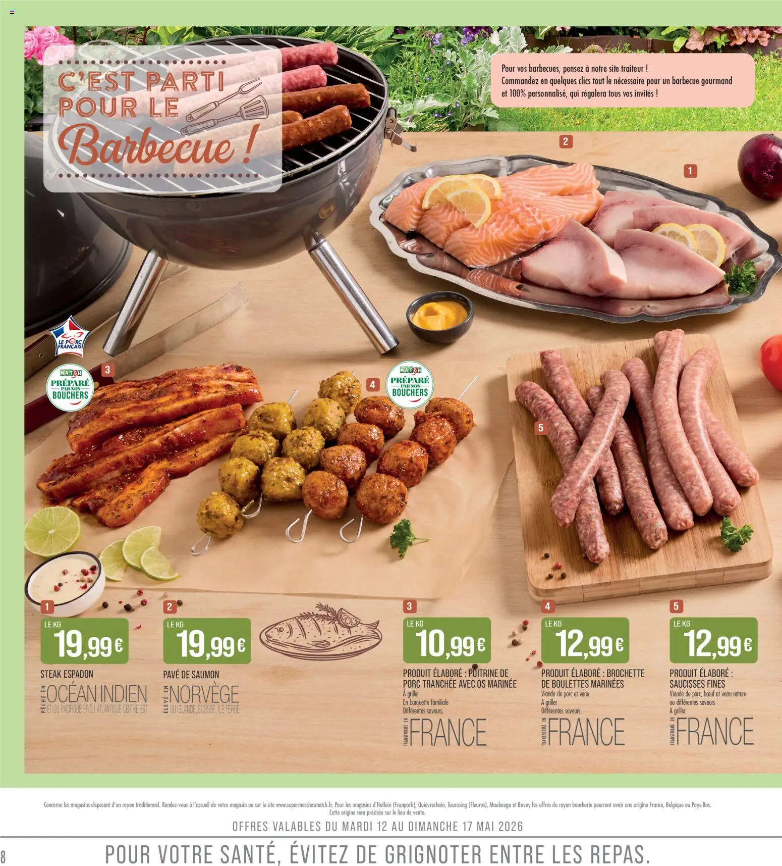 {H1} | Page: 10 | Produits: Viande de porc, Viande, Porc, Saumon