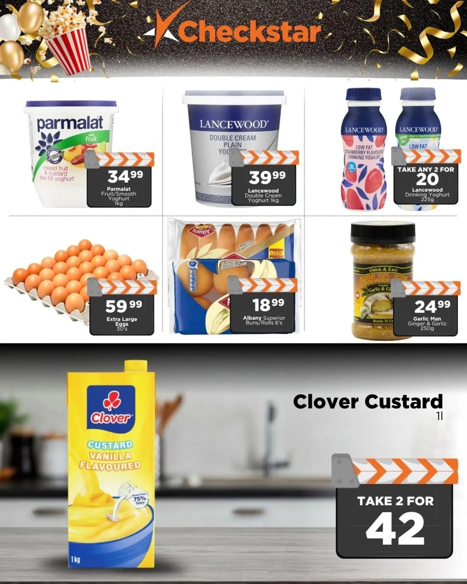 New Check Star catalogue – valid from 21/10/2026 | Page: 4 | Products: Custard, Vanilla, Yoghurt, Garlic