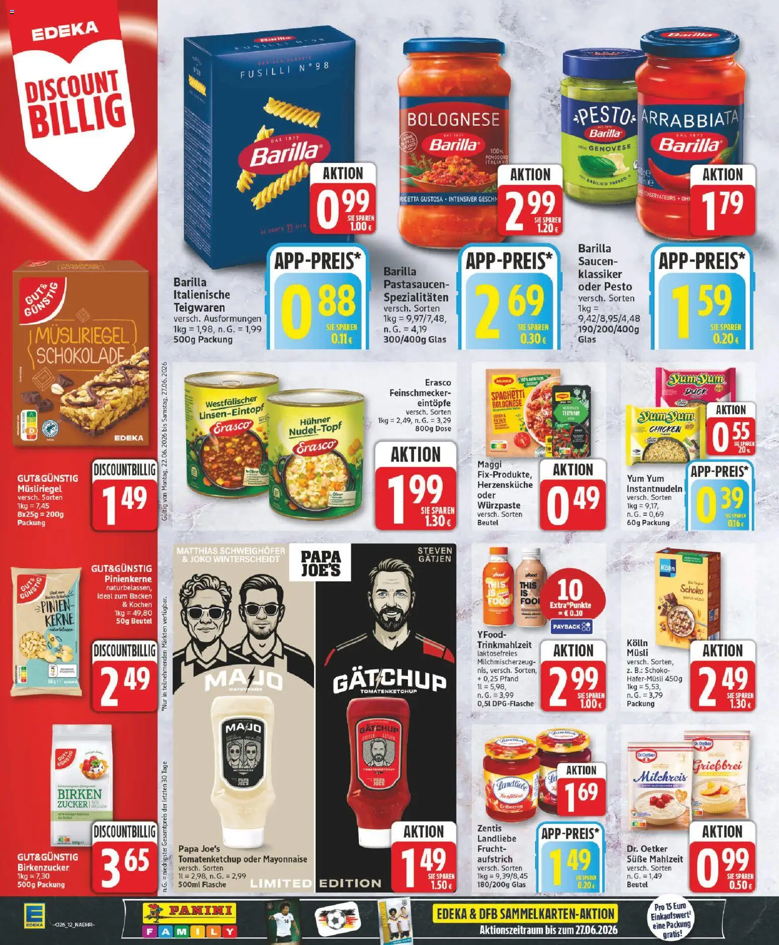 Edeka Prospekt | 22.06.2026 | Wie erhält man einen begrenzten Rabatt? | Deutschland