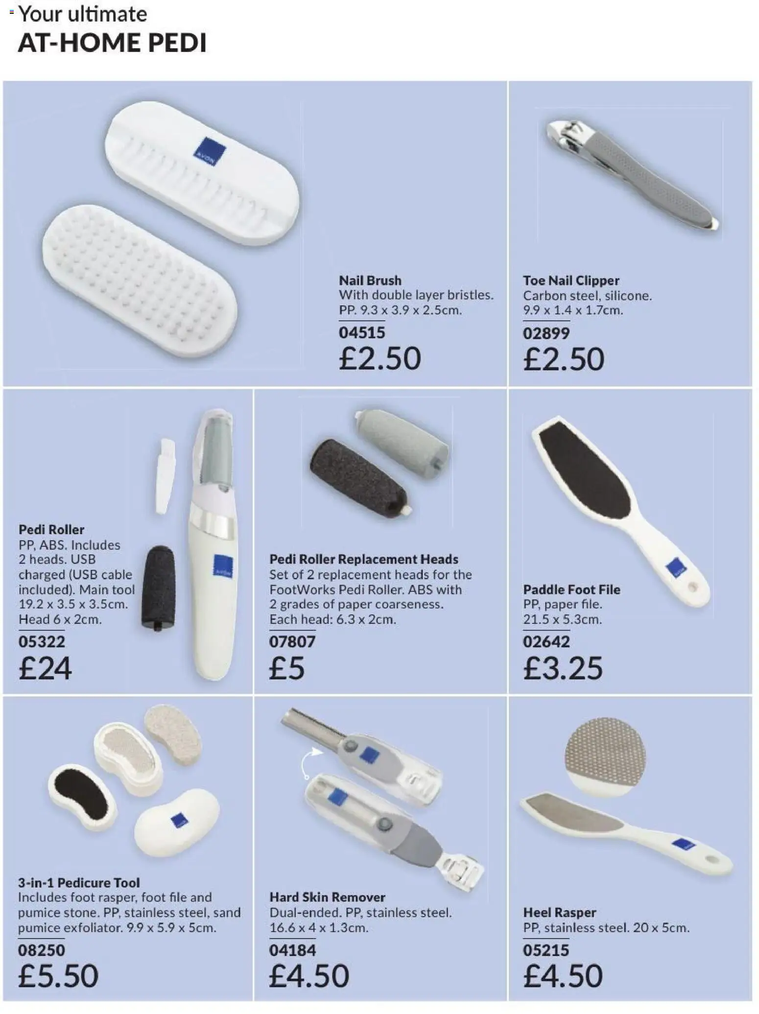 {H1} | Page: 170 | Products: Brush, Cable, USB