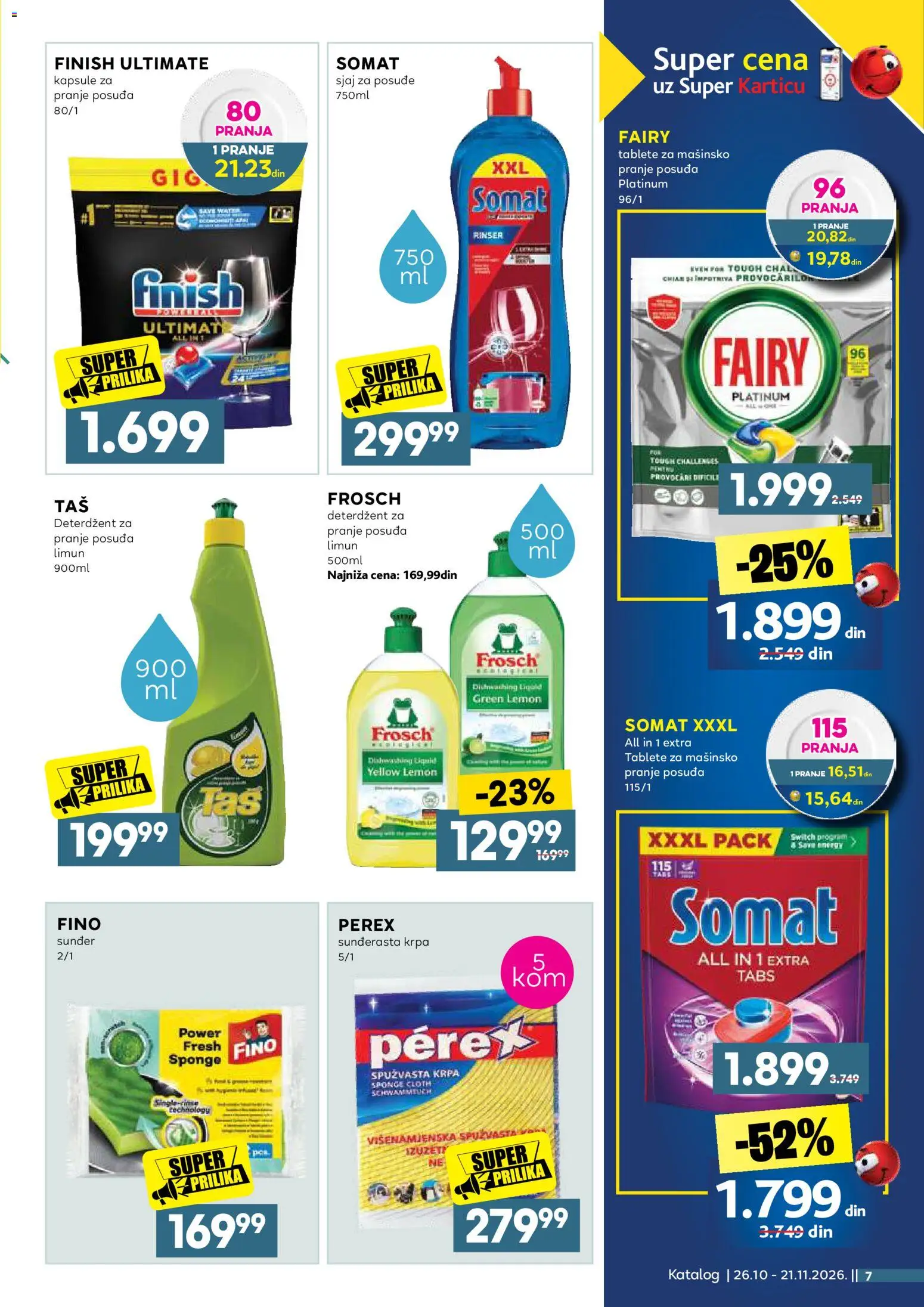 Roda katalog - važi od 26.10.2026 | Strana: 7 | Proizvode: Somat, Kapsule, Finish, Limun