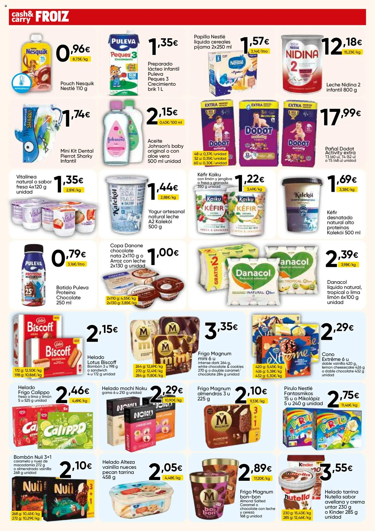 Froiz - Folleto Cash │ válido desde el 07/07/2026 | Página: 6 | Productos: Yogur, Chocolate, Cereales, Crema