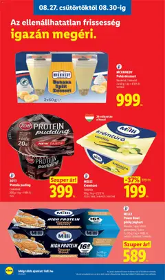 ZOTT Protein puding, Csokoládé - amely érvényes a következő dátumtól: 2026.08.27. | Oldal: 10
