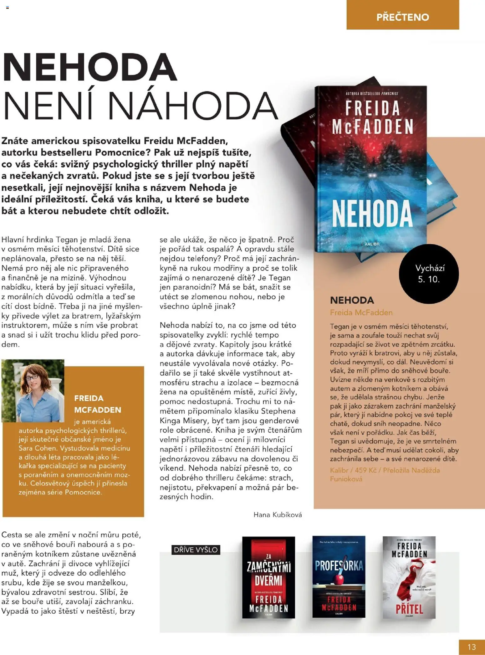 Knižní klub magazín od 01.10.2026 | Strana: 13 | Produkty: Kniha, Telefony