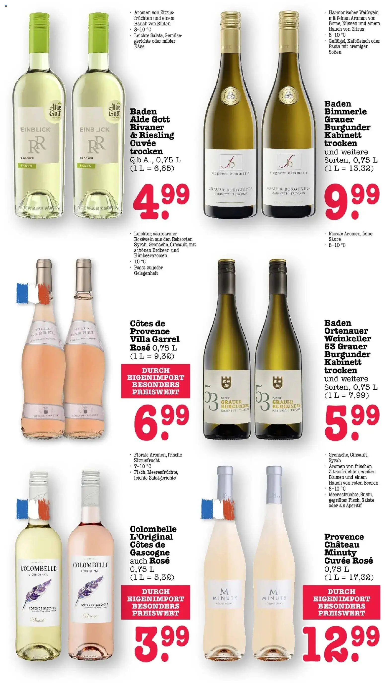 E center Prospekt Karlsruhe (ab 24.08.2026) zum Blättern | Seite: 49 | Produkte: Weißwein, Rosewein, Gemüse, Pasta