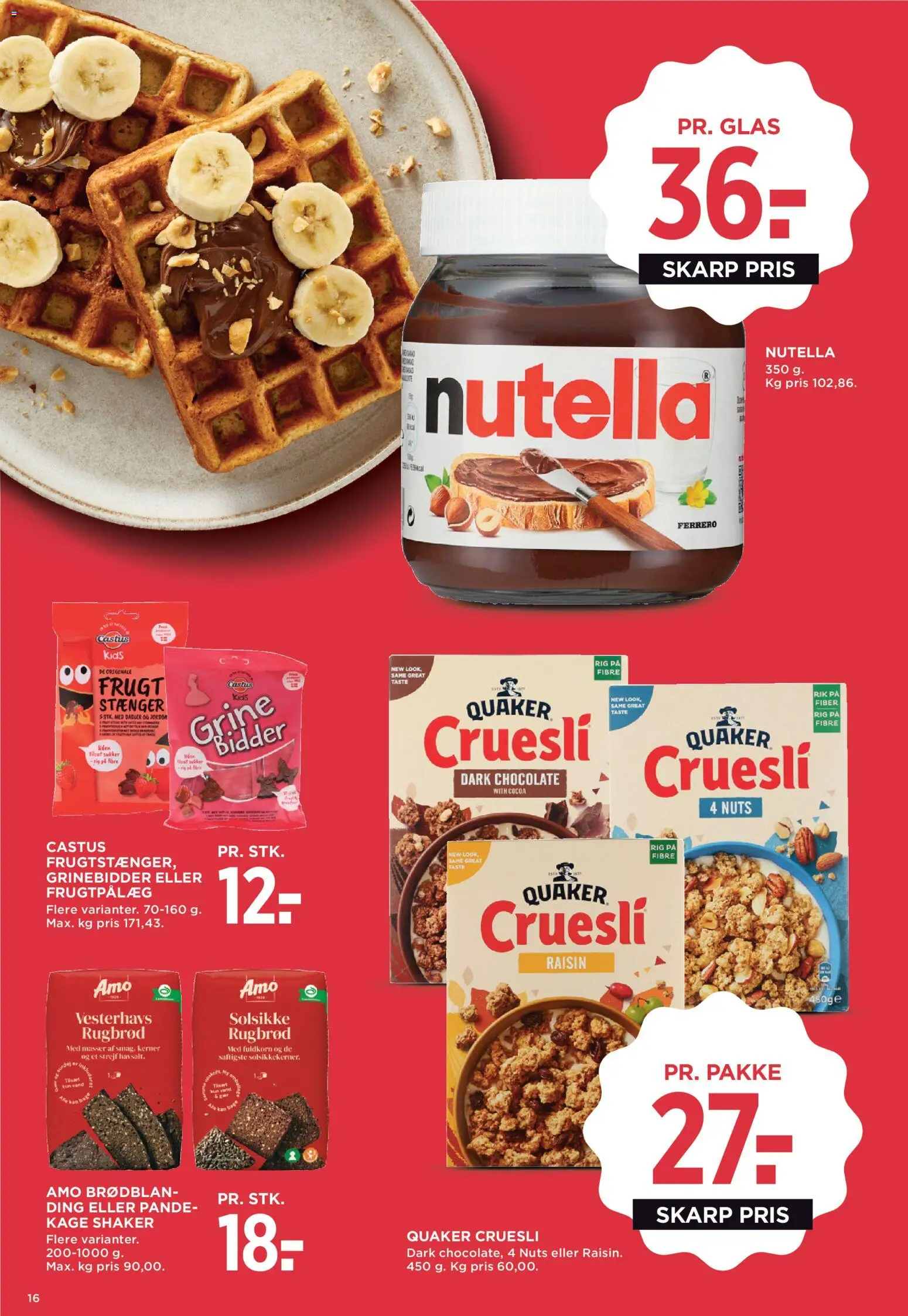 Meny tilbudsavis – gyldig fra 06.06.2026 | Side: 20 | Produkter: Rugbrød, Dadler, Nutella