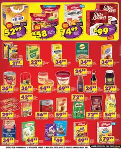 Shoprite specials catalogue – valid from 20.04.2026 | Page: 7 | Products: Noodles, Peanut butter, Sauce, Peach