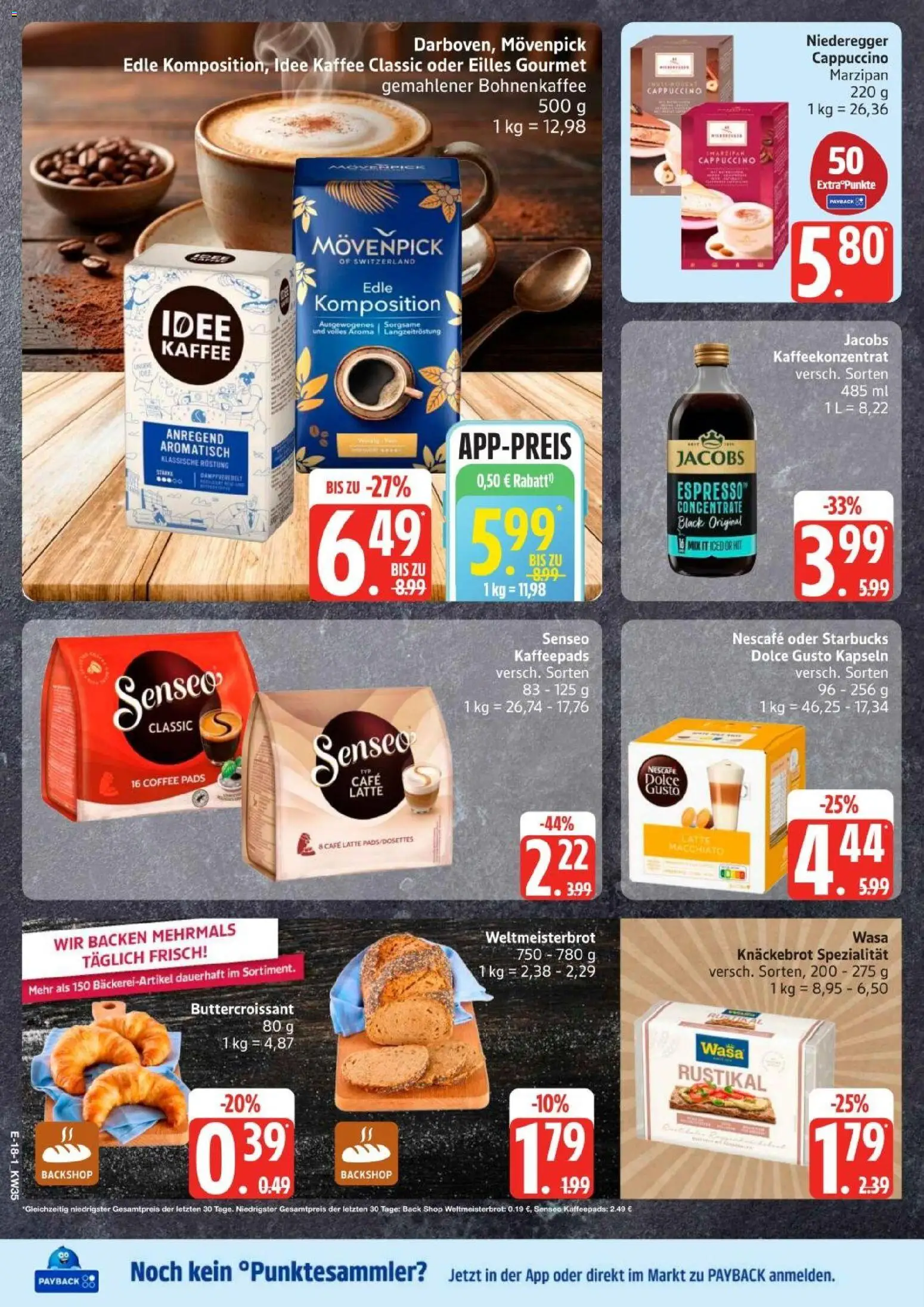 Edeka Prospekt Hamburg – gültig ab 23.08.2026 | Seite: 20 | Produkte: Senseo, Kaffeepads, Idee kaffee, Senseo kaffeepads