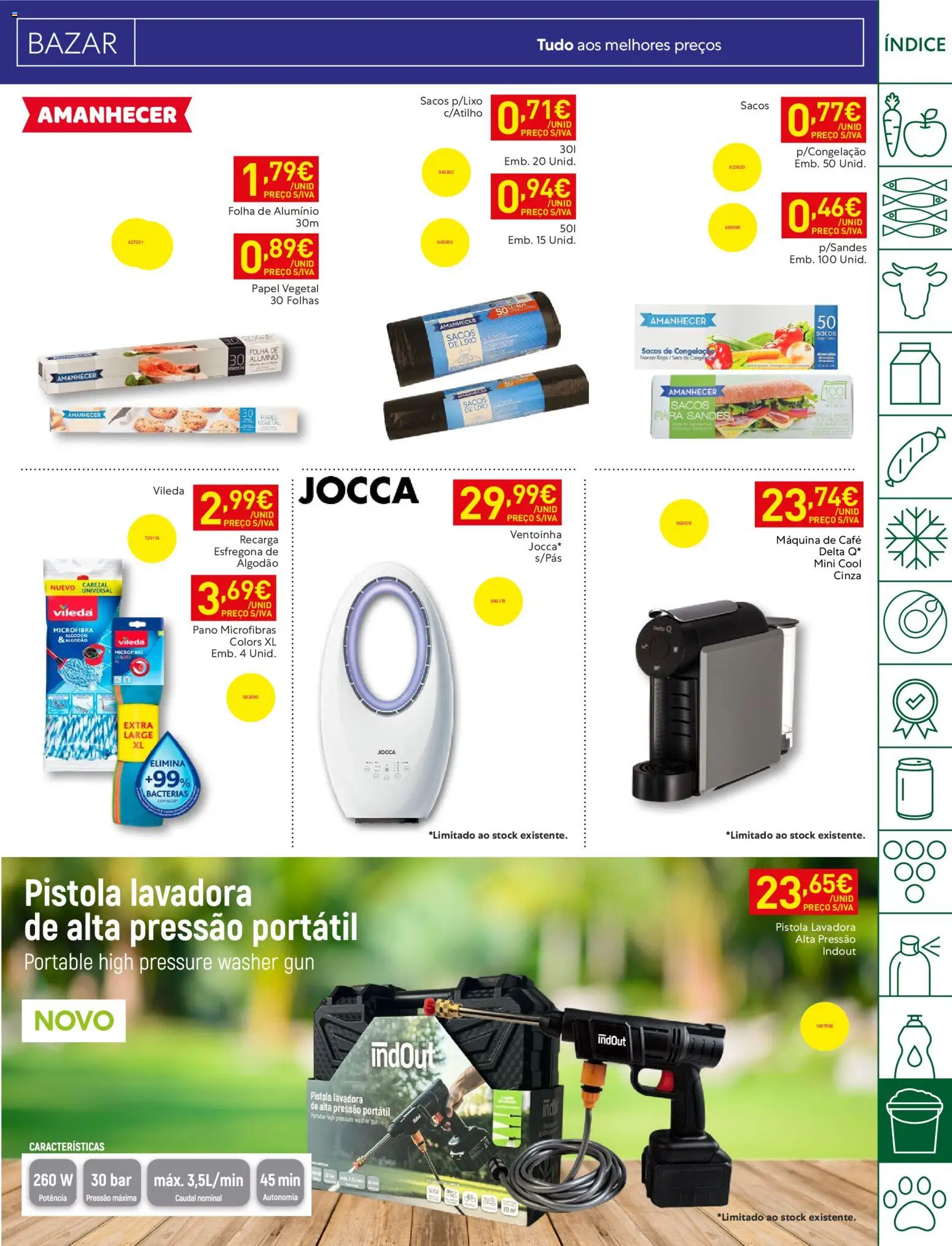 Recheio folheto │ válido de 07/07/2026 | Página: 43 | Produtos: Lavadora alta pressão, Máquina de café, Algodão, Café