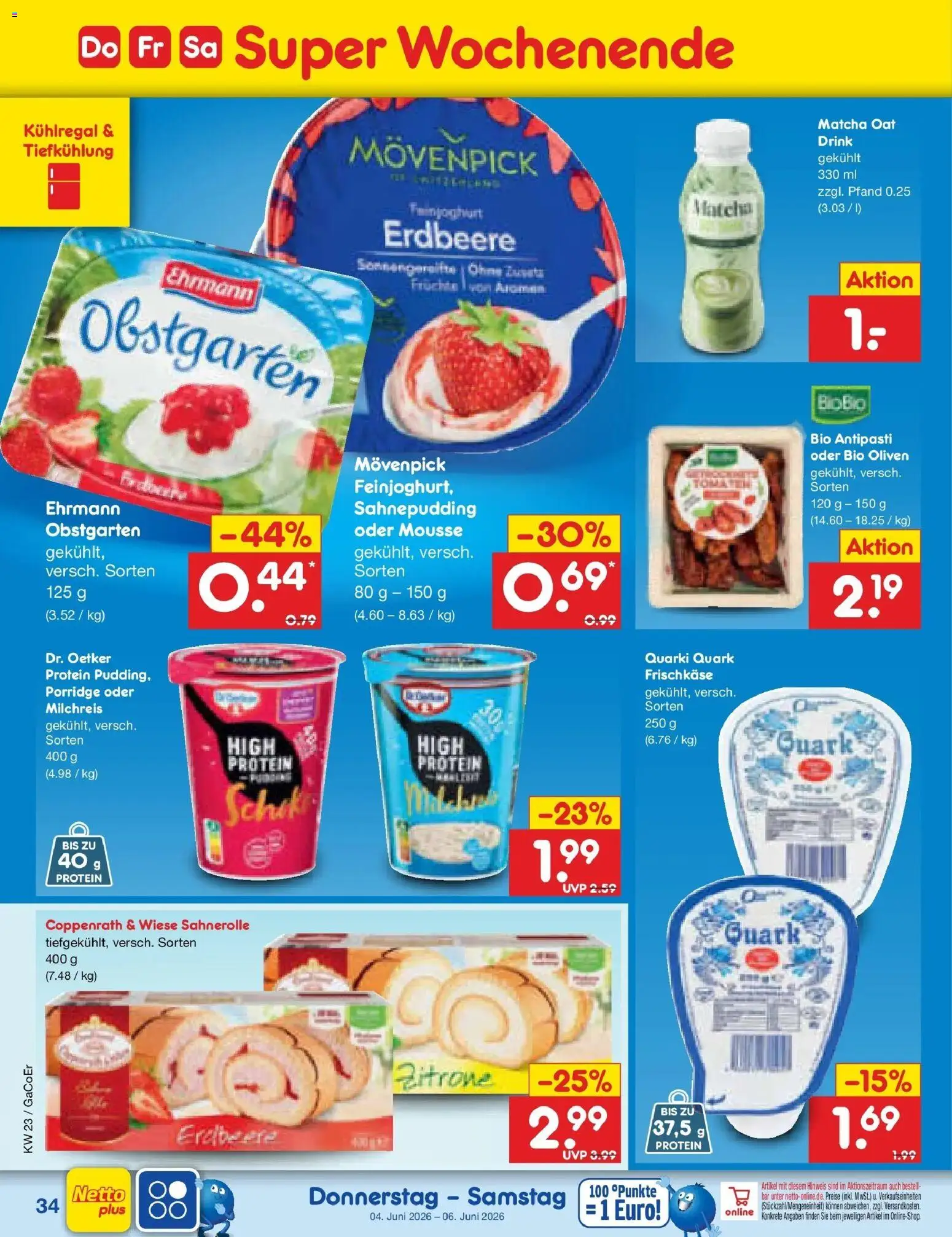 Netto Marken-Discount Prospekt Weimar – gültig ab 01.06.2026 | Seite: 48 | Produkte: Quark, Zitrone, Frischkase