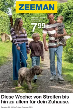 Zeeman Prospekt ab 25.07.2026 gültig