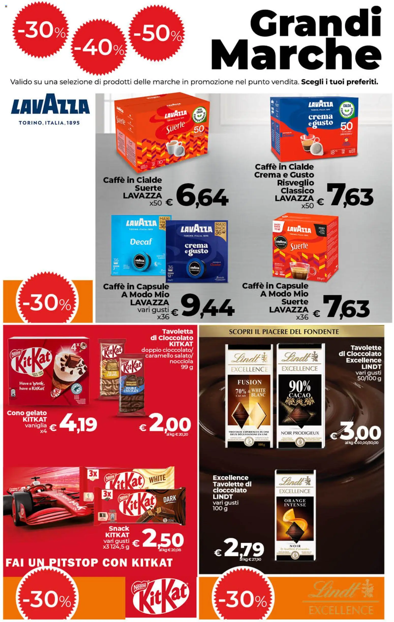 Volantino Ipercoop del 07.05.2026 | Pagina: 9 | Prodotti: Caffè, Cioccolato, Gelato, Caffè in cialde