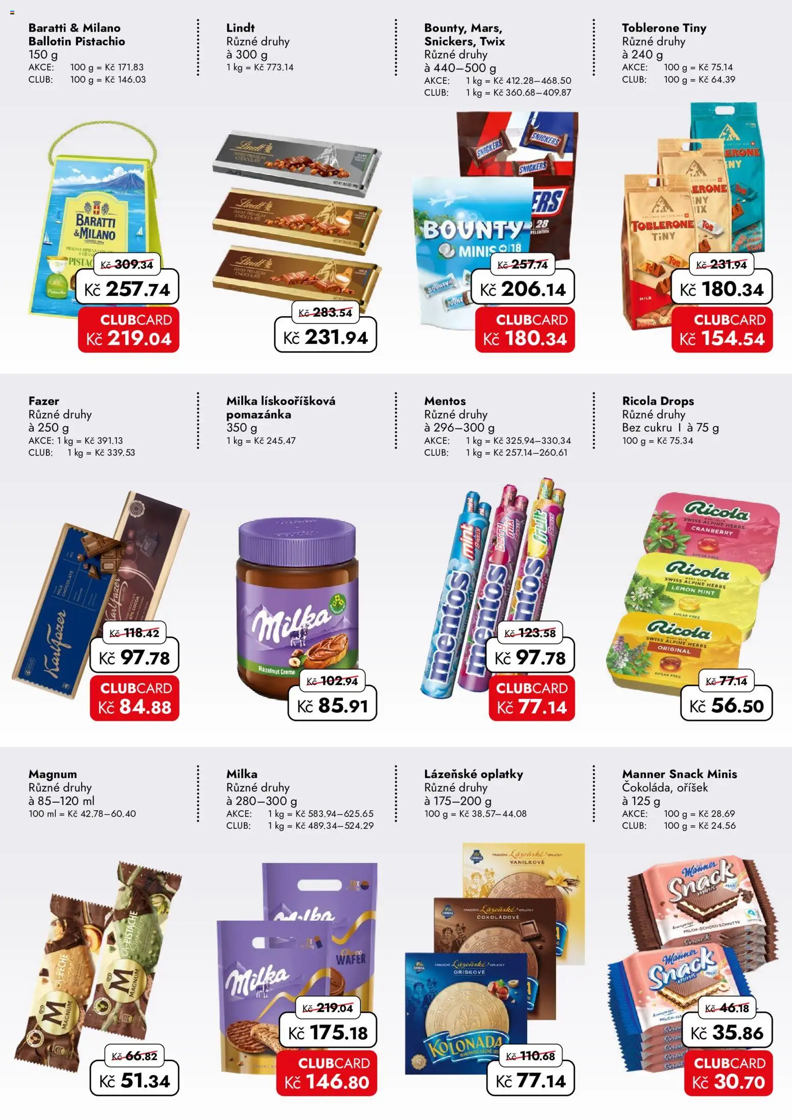 Travel Free leták od 26.06.2026 | Strana: 11 | Produkty: Lindt, Magnum, Toblerone, Lázeňské oplatky
