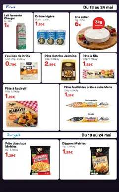 Hmarket - Prévisualisation de Hmarket catalogue valide à partir de 18.05.2026 | Page: 4 | Produits: Friteuse, Pâtes, Brie, Crème