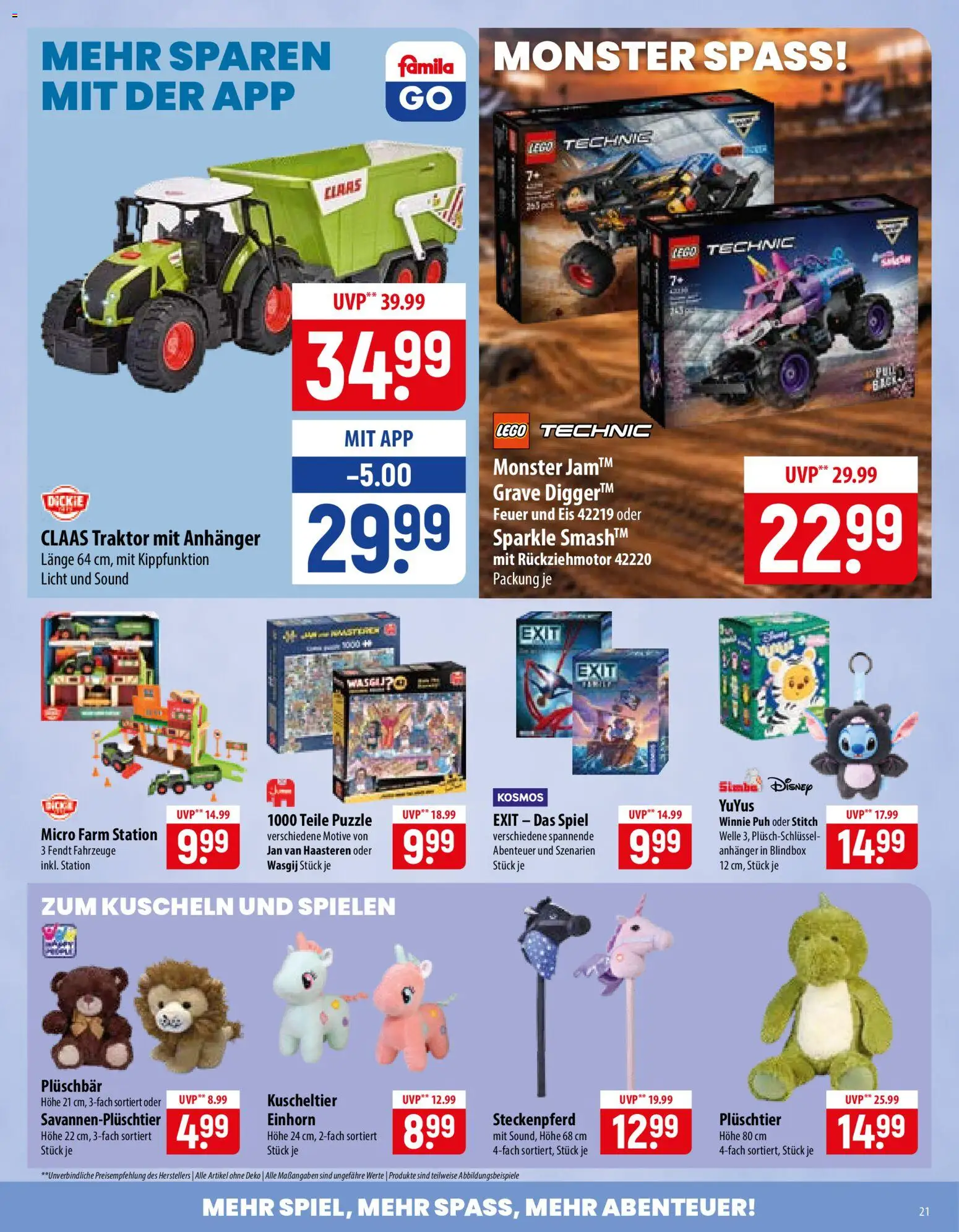 Famila Prospekt – gültig ab 02.11.2026 | Seite: 21 | Produkte: Spiel, Monster, Eis