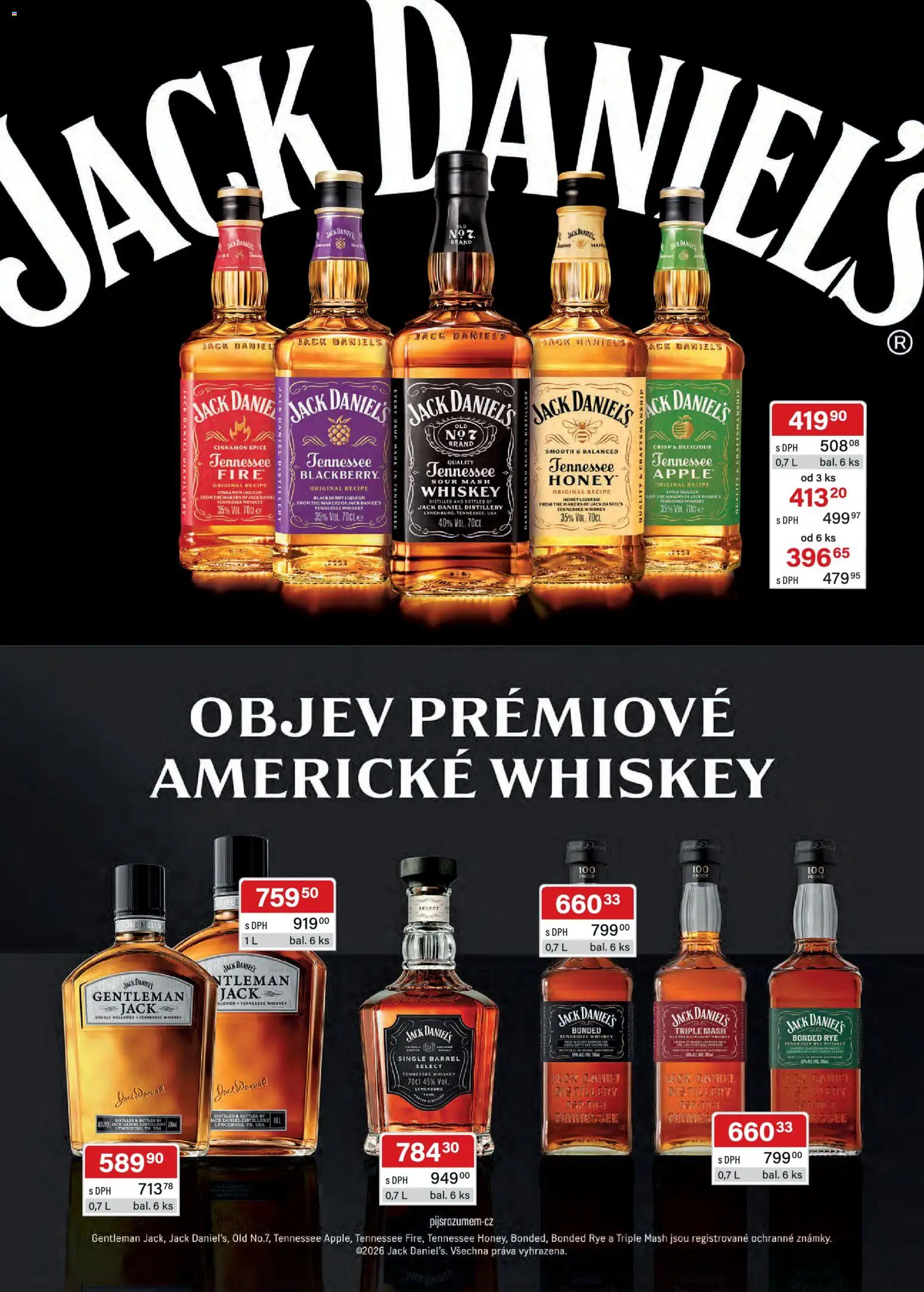 Astur & Qanto leták - Velkoobchod 07/2026 od 01.07.2026 | Strana: 27 | Produkty: Whiskey, Gentleman Jack, Apple, Jack Daniel’s