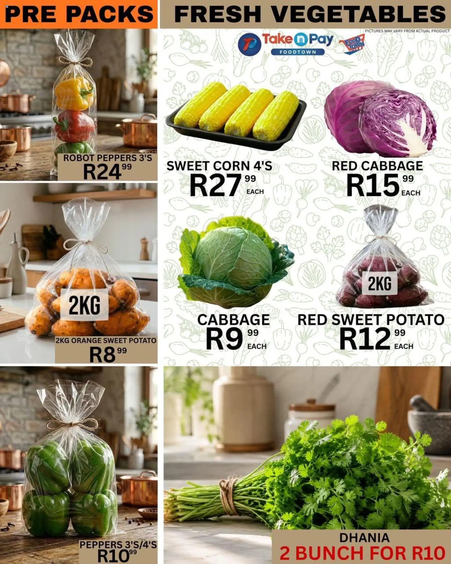 New Take n Pay catalogue – valid from 14.06.2026 | Page: 16 | Products: Corn, Vegetables