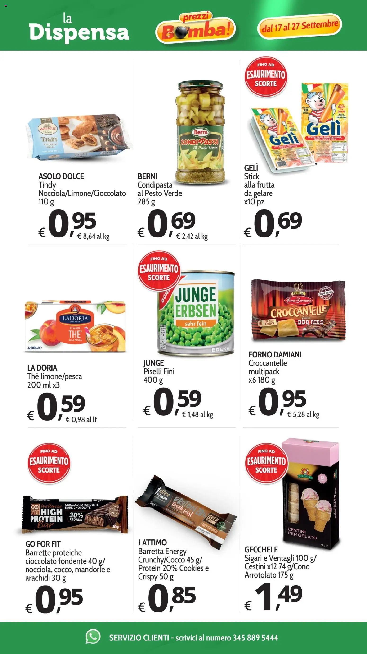 Volantino Primo Prezzo del 17/09/2026 | Pagina: 14 | Prodotti: Gelato, Frutta, Arancia, Forno