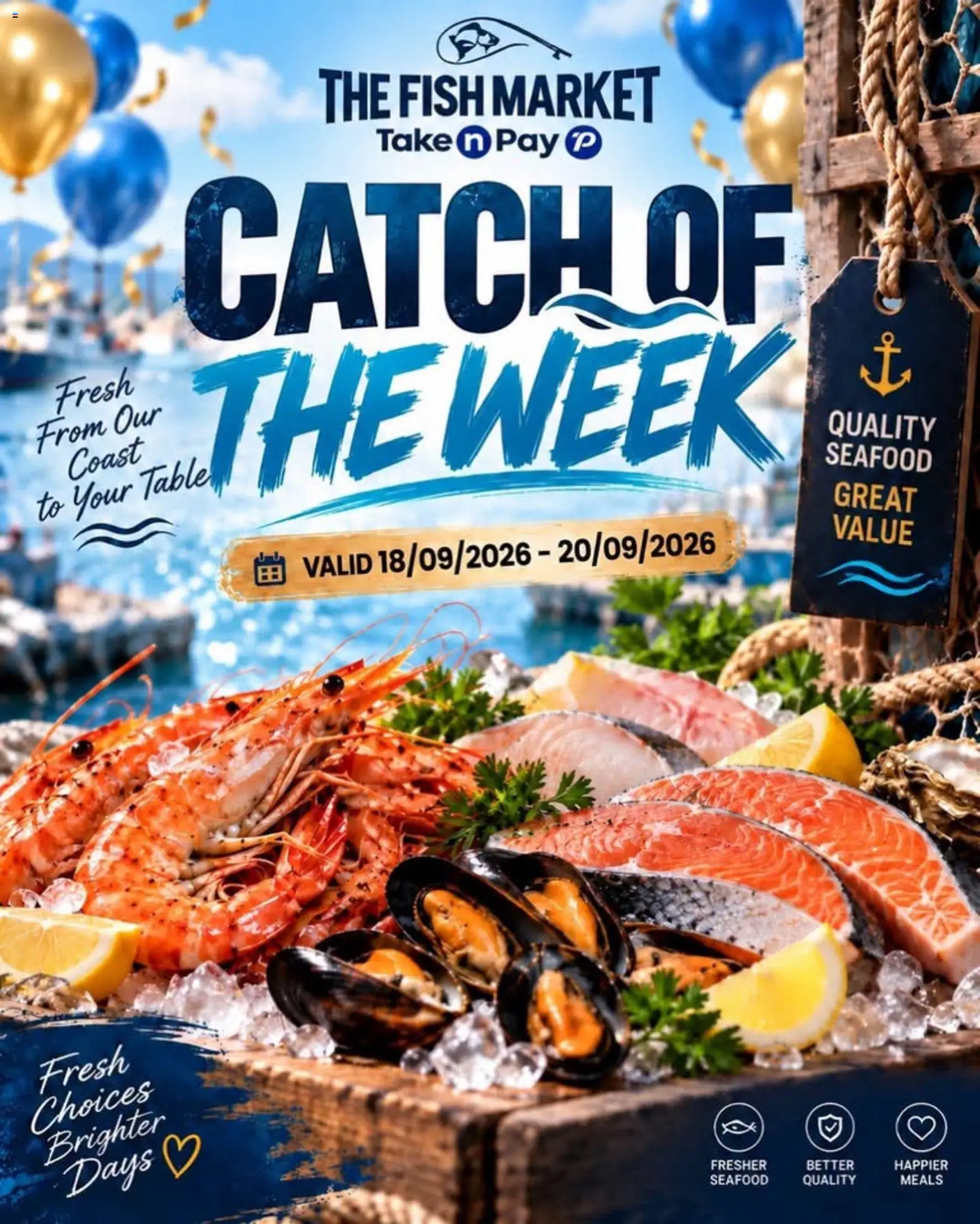 New Take n Pay catalogue – valid from 18/09/2026 | Page: 40 | Products: Table, Fish, Seafood