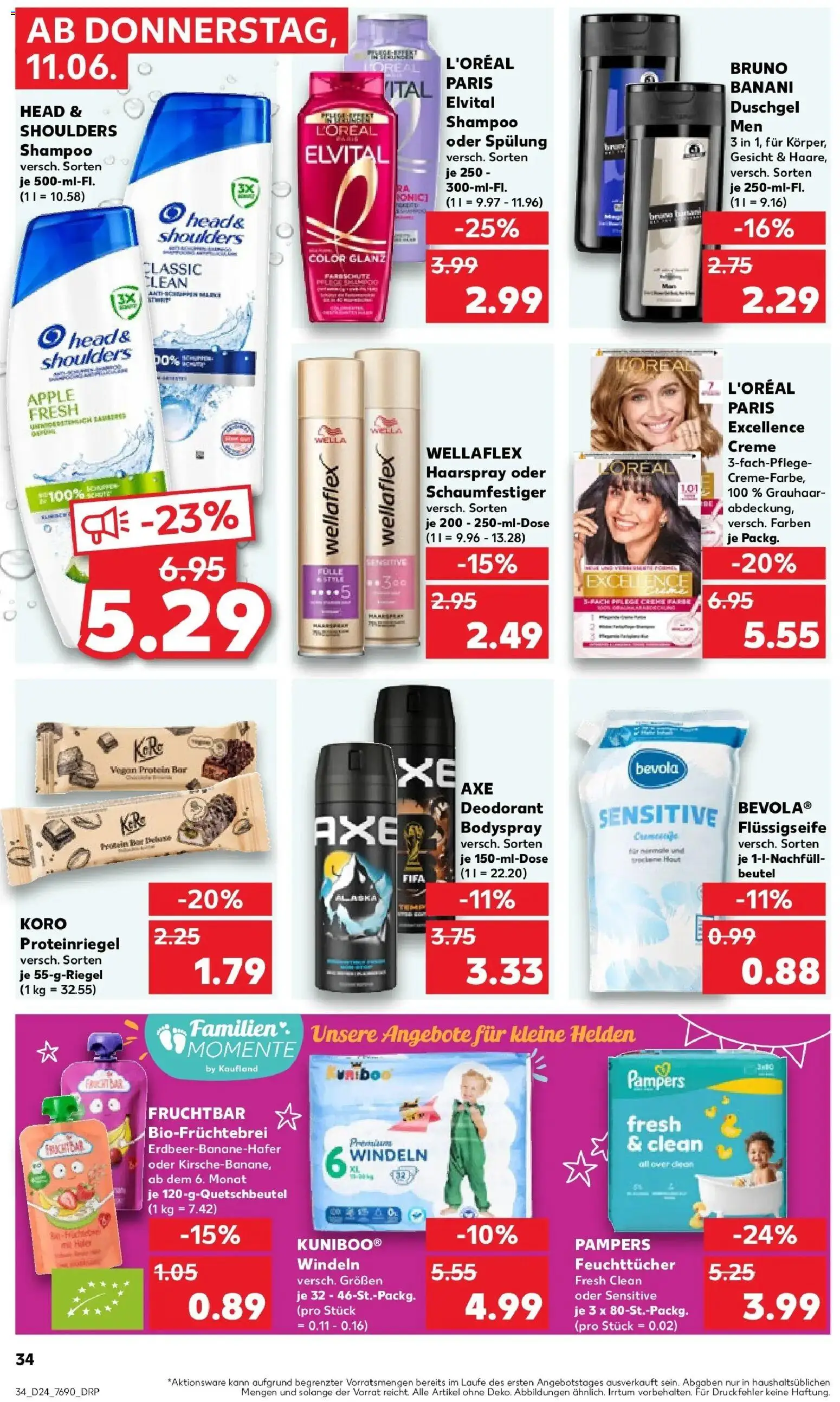 Kaufland Prospekt Öhringen – gültig ab 08.06.2026 | Seite: 43 | Produkte: Shampoo, Spülung, Duschgel, Deodorant