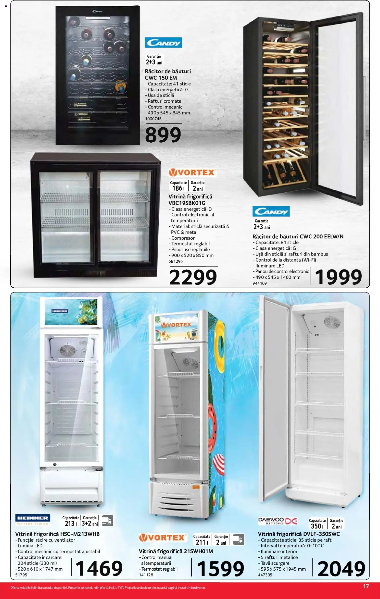Noul catalog Selgros – valabil de la 21.08.2026 | Pagină: 17 | Produse: Lumină, Raft, Vitrină, Ușă