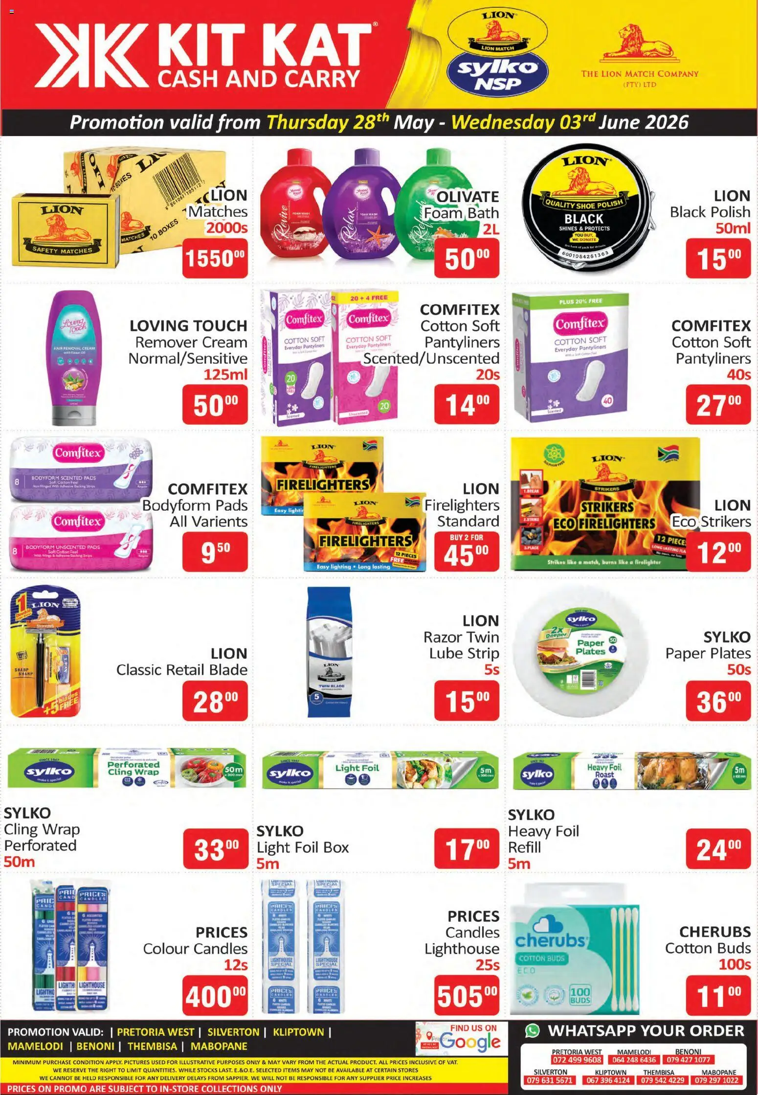 New KIT KAT Cash & Carry catalogue – valid from 28.05.2026 | Page: 3 | Products: Bath, Pads, Cream, Cotton buds