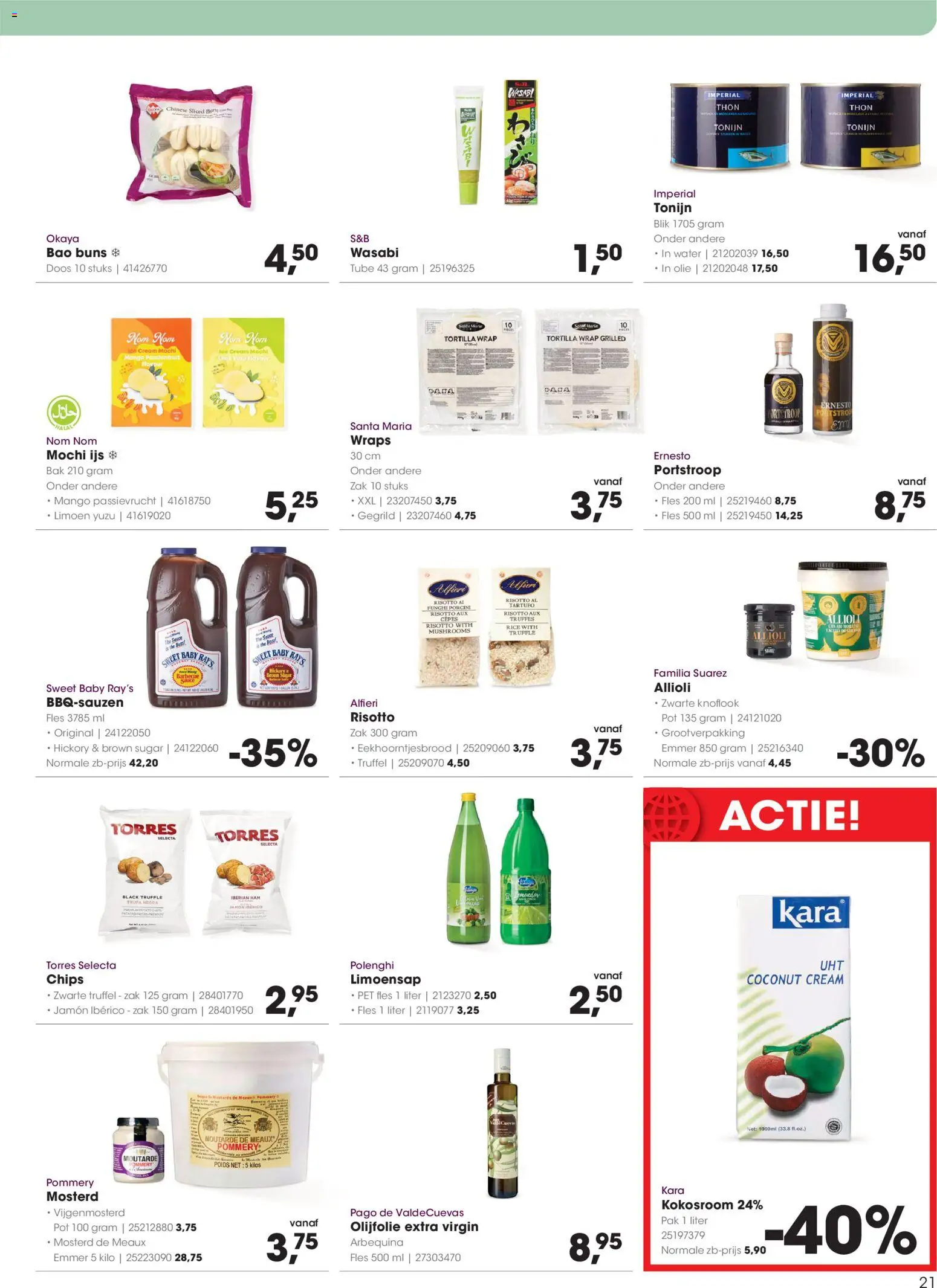{H1} | Pagina: 21 | Producten: Ham, Pot, Olijfolie, Festék