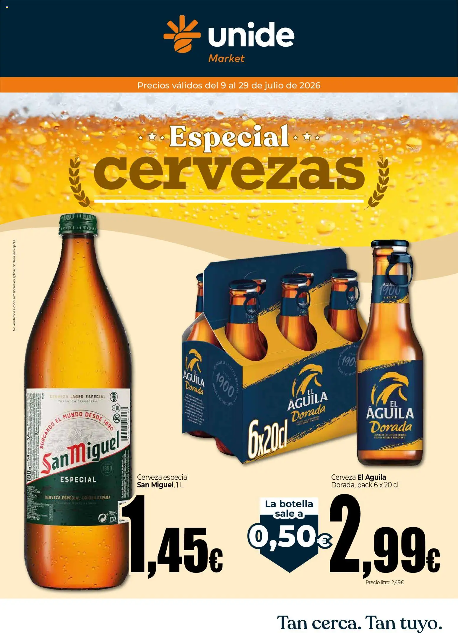 Unide - Especial cervezas │ válido desde el 09.07.2026 | Página: 1 | Productos: Cerveza