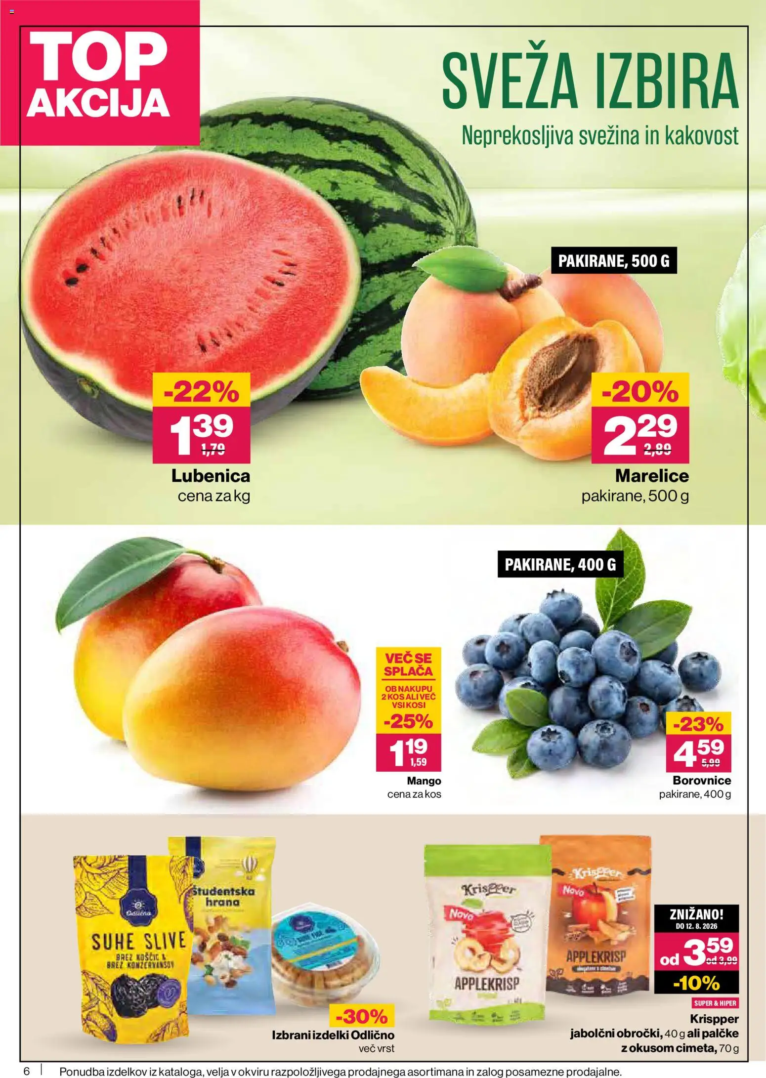 Novi Mercator katalog ponudbe – veljaven od 21.05.2026 | Stran: 6