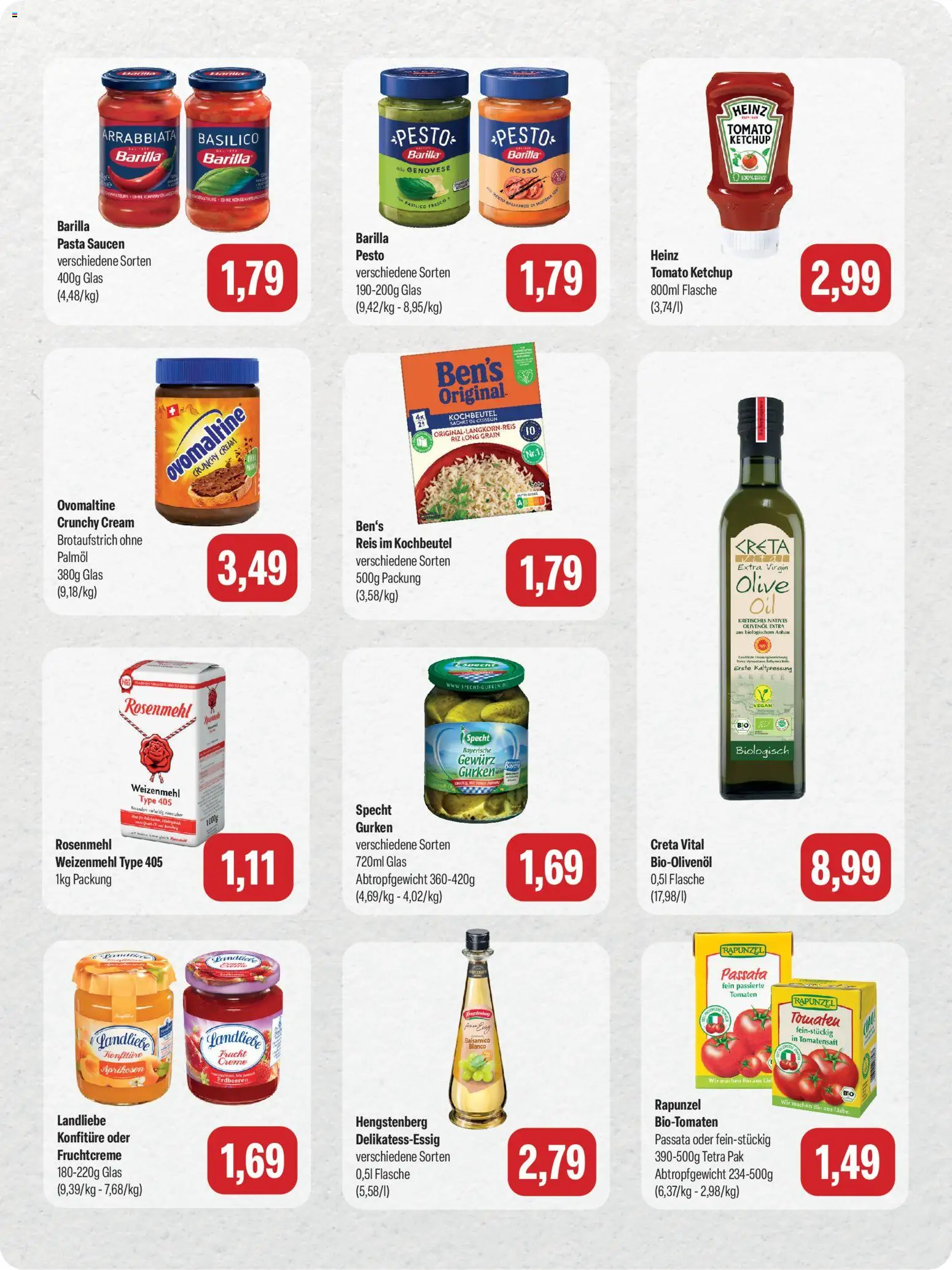 Feneberg Angebote – gültig ab 30.07.2026 | Seite: 9 | Produkte: Ovomaltine, Tomaten, Pasta, Ketchup