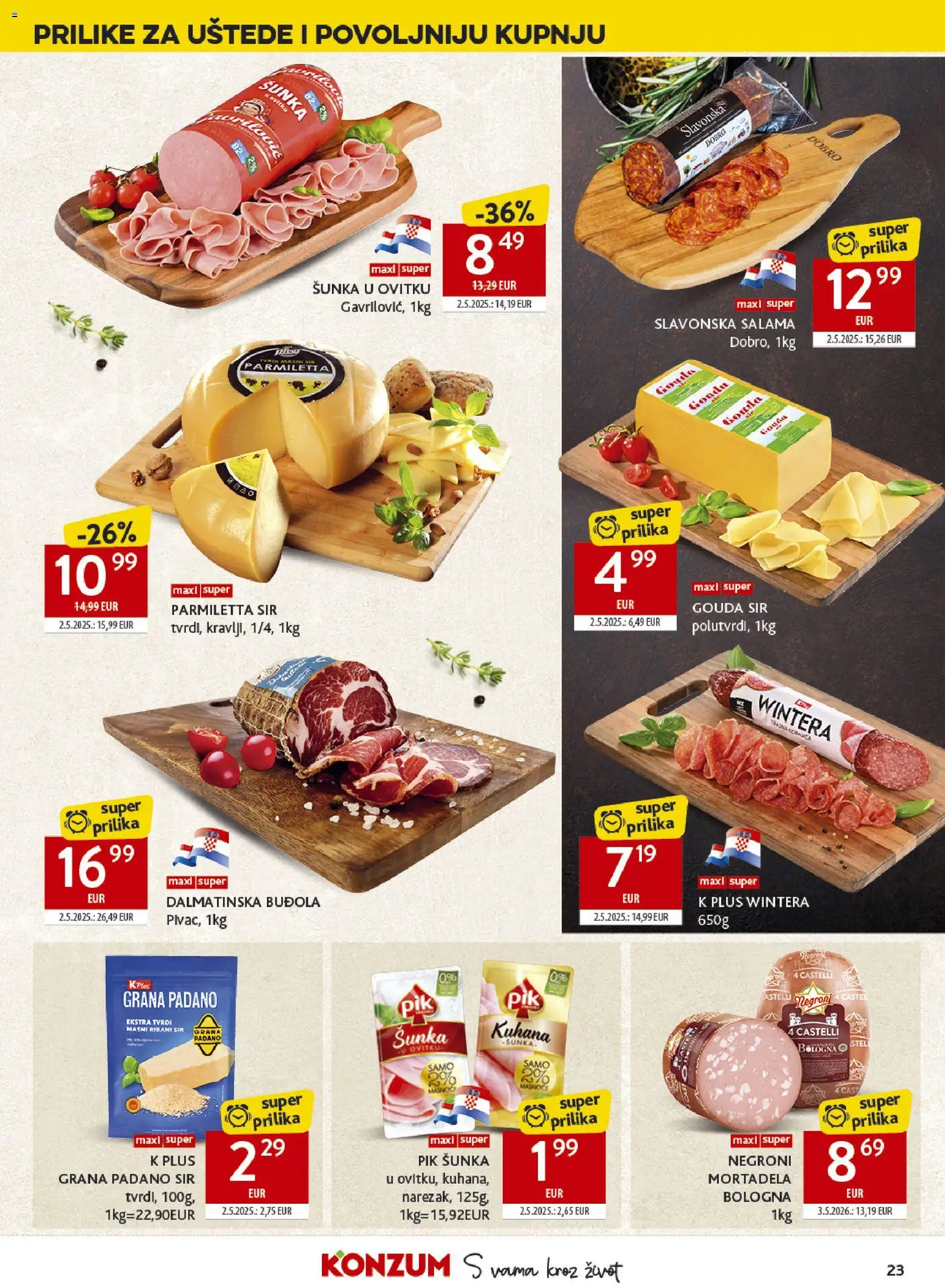 Konzum katalog | vrijedi od 01.07.2026 | Stranica: 23