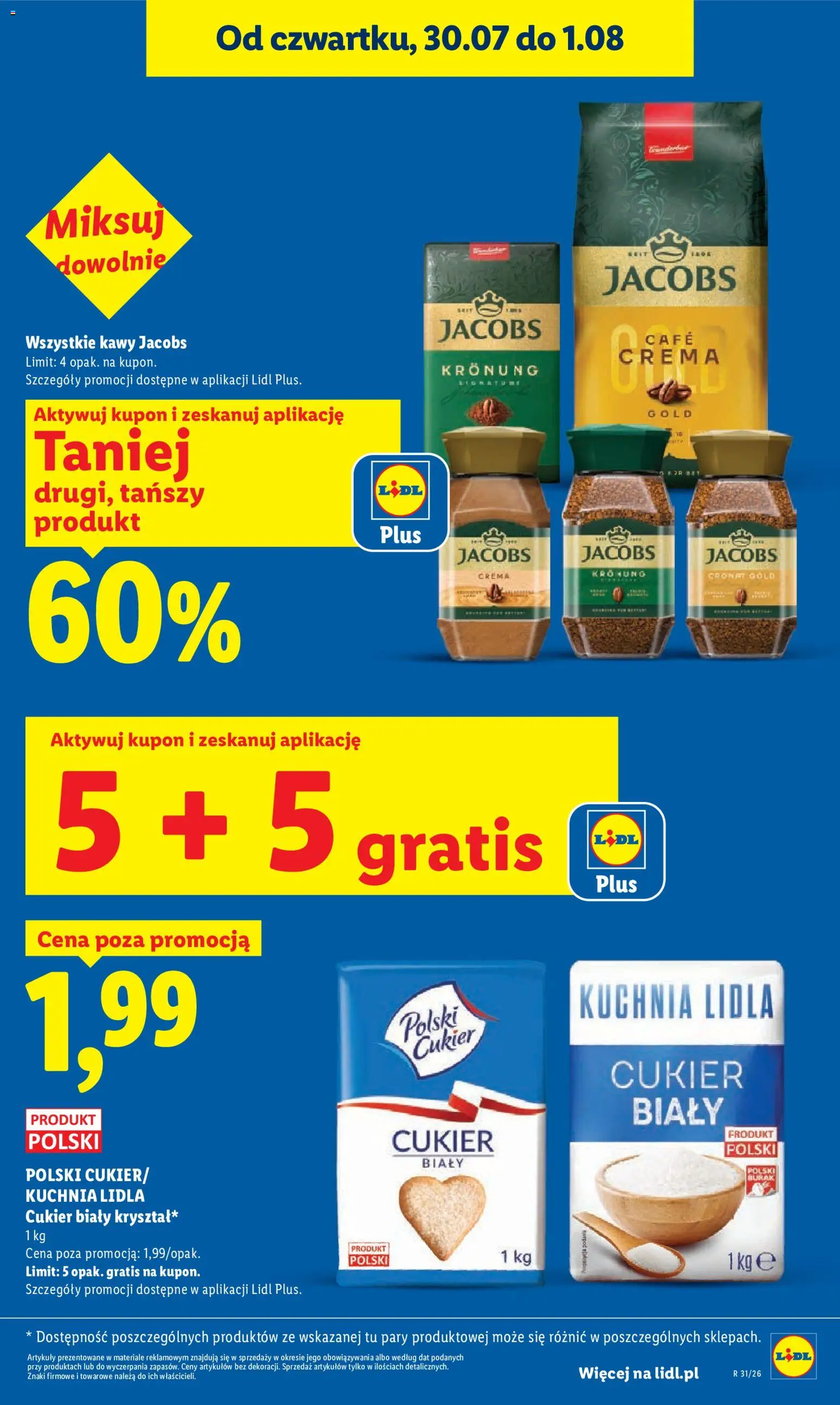 Lidl Polsko leták od 30.07.2026 | Strana: 21 | Produkty: Jacobs, Crema