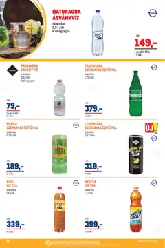 Metro Üdítő Ajánlataink a Nyárra 2026/07 - amely érvényes a következő dátumtól: 2026.07.01. | Oldal: 14 | Termékek: Ice tea, Ásványvíz, Tea