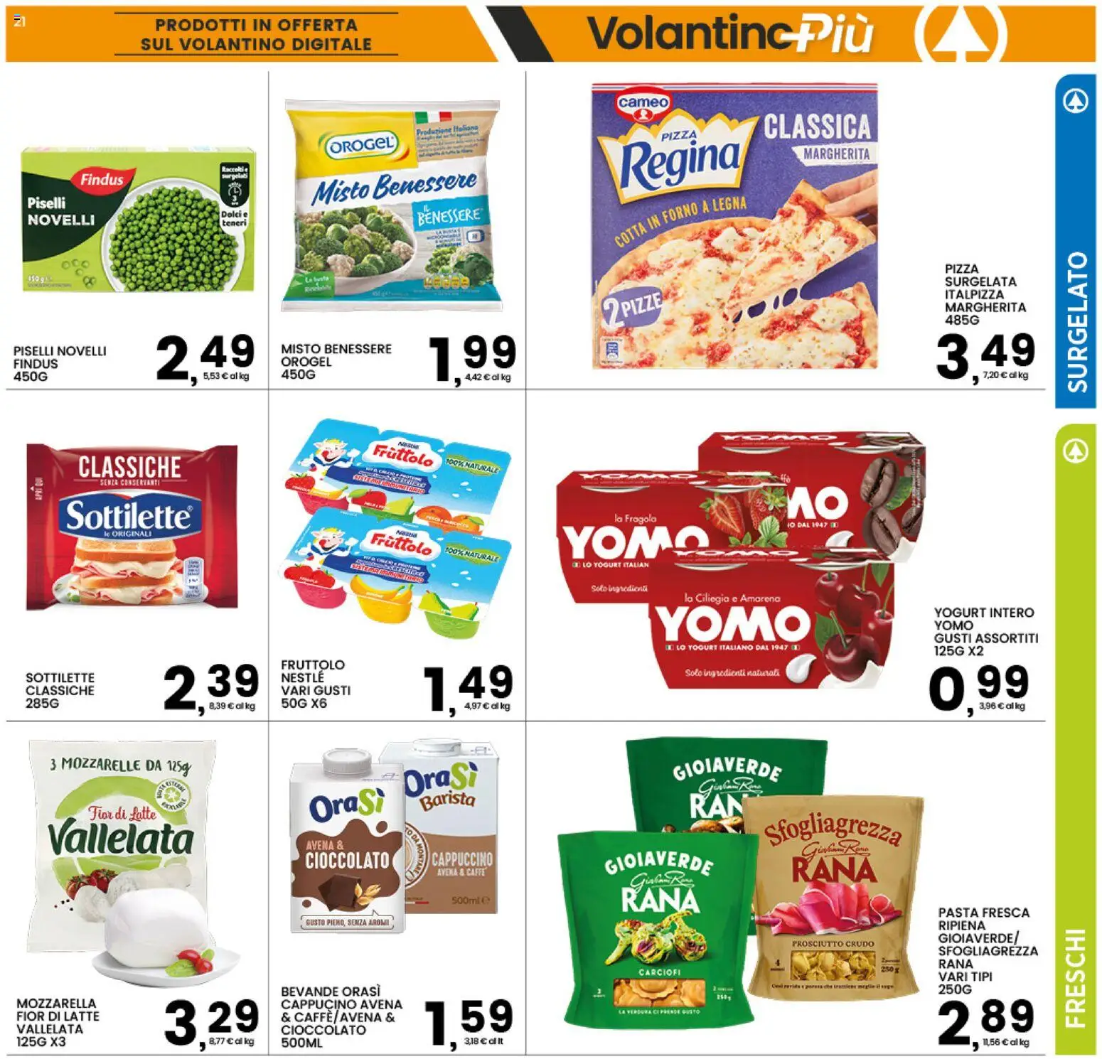 Volantino Interspar del 18.06.2026 | Pagina: 21 | Prodotti: Prosciutto Crudo, Pizza, Carciofi, Piselli
