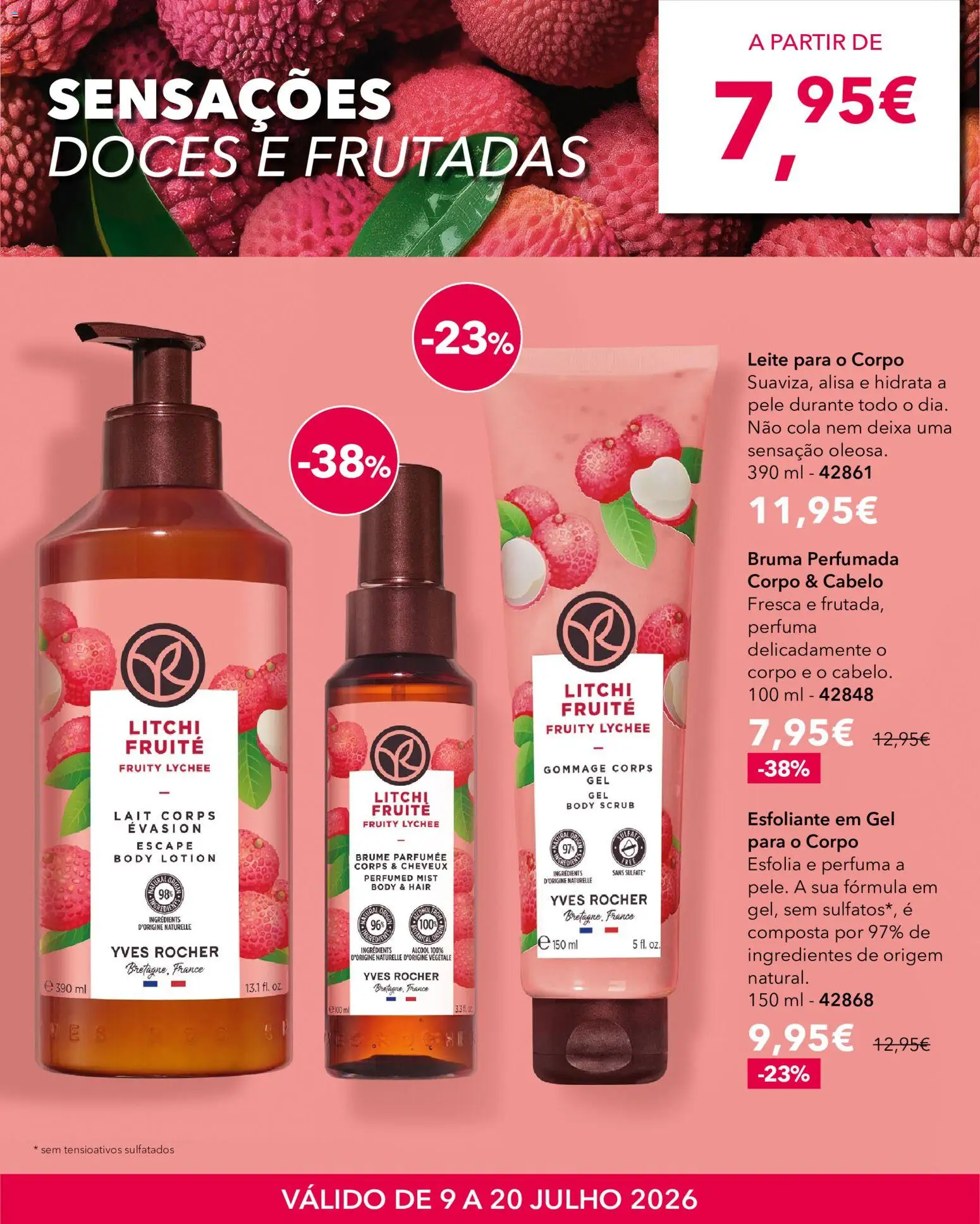 Yves Rocher Lichia frutada │ válido de 09/07/2026 | Página: 4 | Produtos: Leite, Doces
